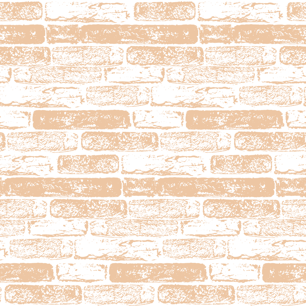 Hand Drawn Brick Wall Fabric - Tacao