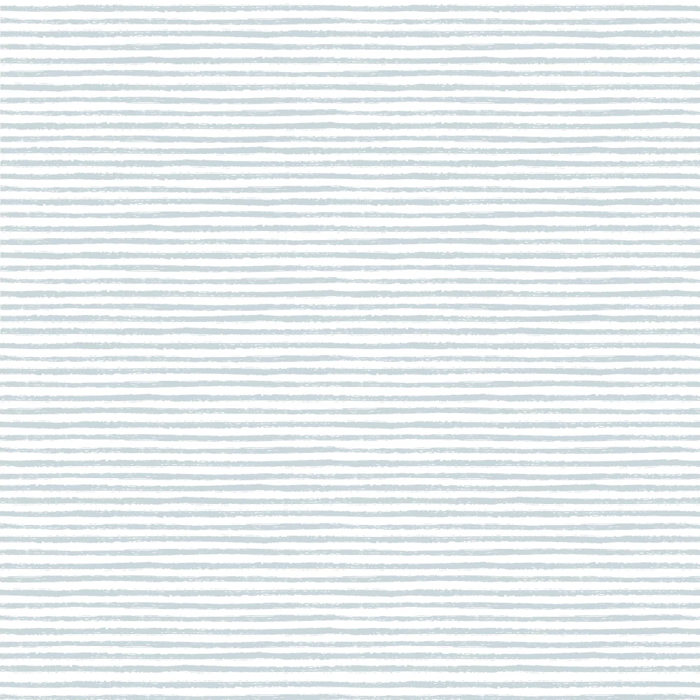 Hand Drawn Brush Stripes Fabric - Silver