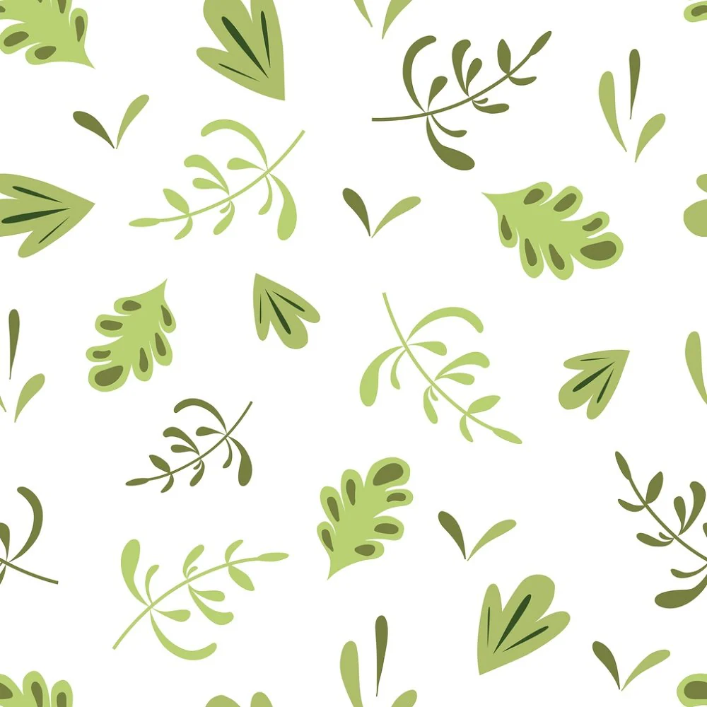 Hand Drawn Cartoon Bee Botanicals Fabric - White