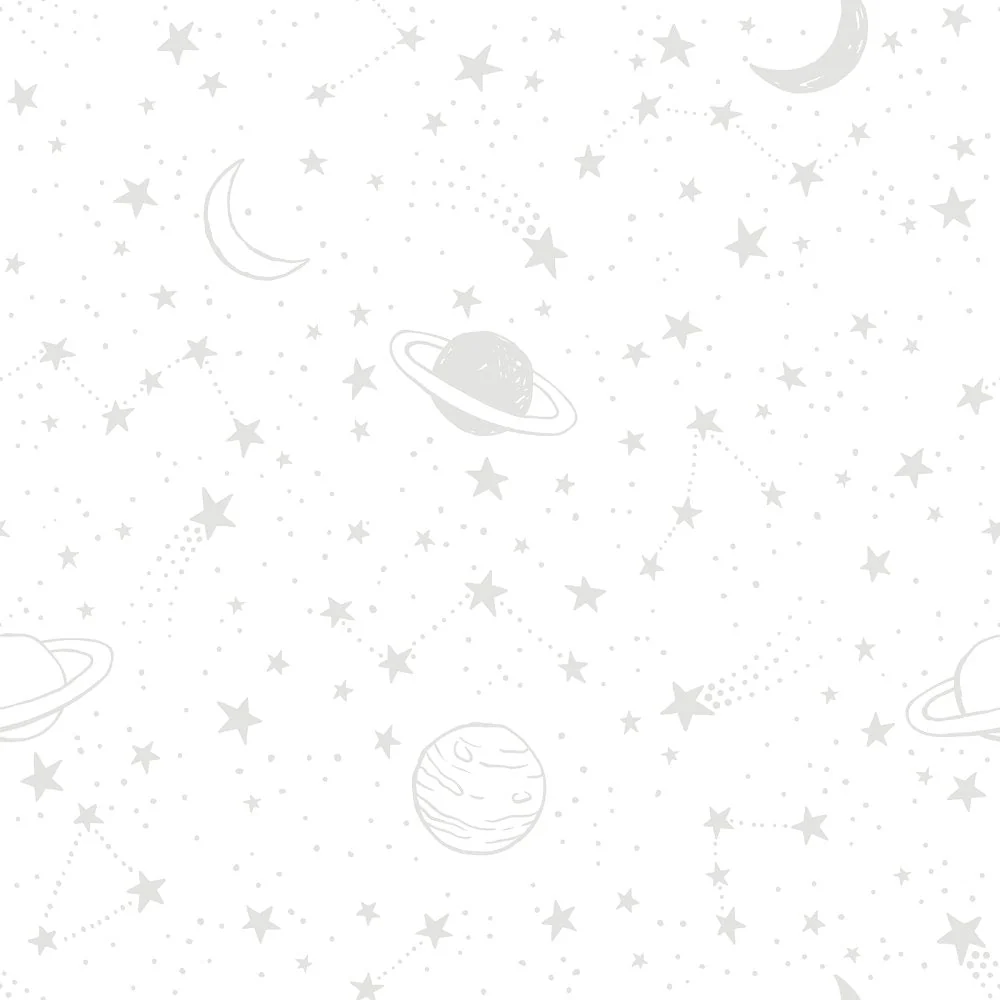 Hand Drawn Space Tone on Tone Fabric - Image 2