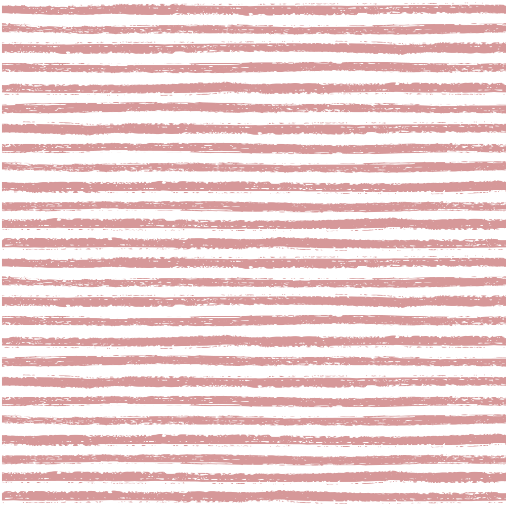 Hand Drawn Stripes Fabric - Rose Gold