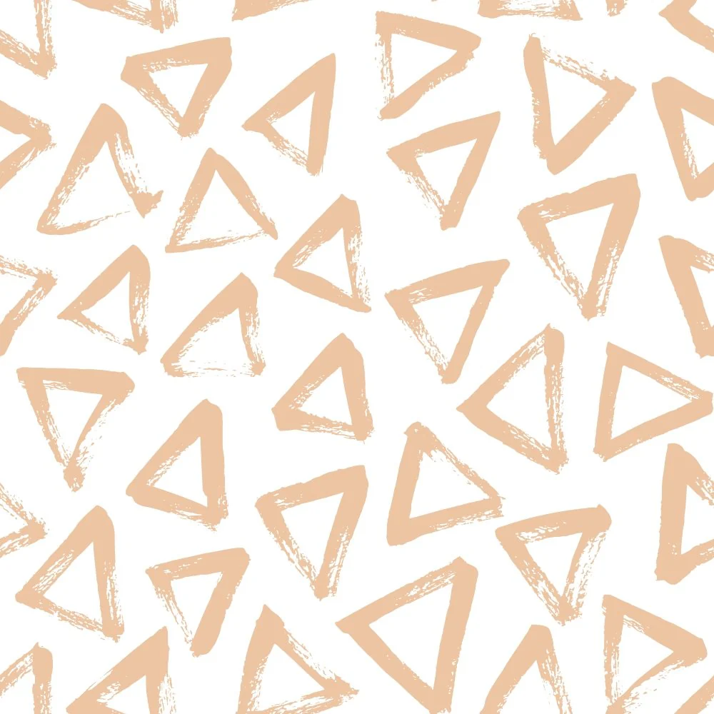 Hand Drawn Triangles Fabric - Tacao