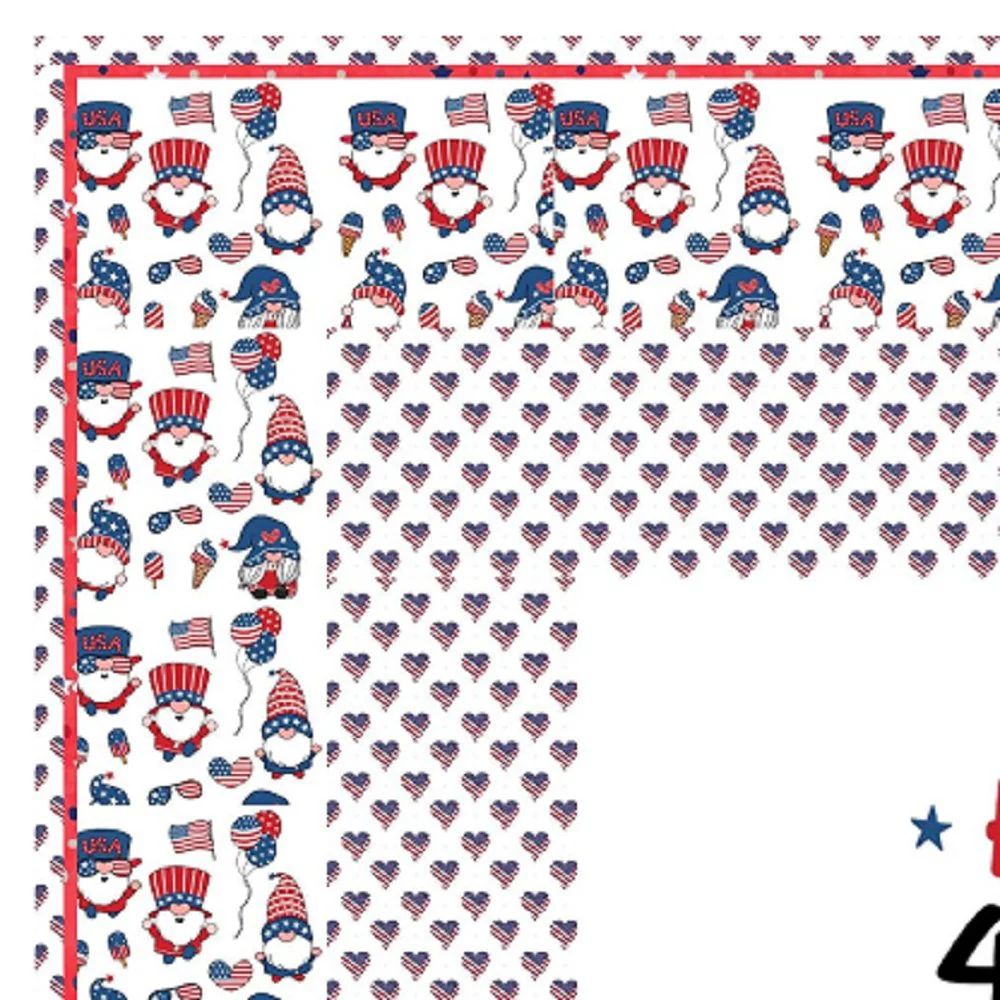 Happy 4th of July Gnomes Wall Hanging 42" x 42" - Image 2