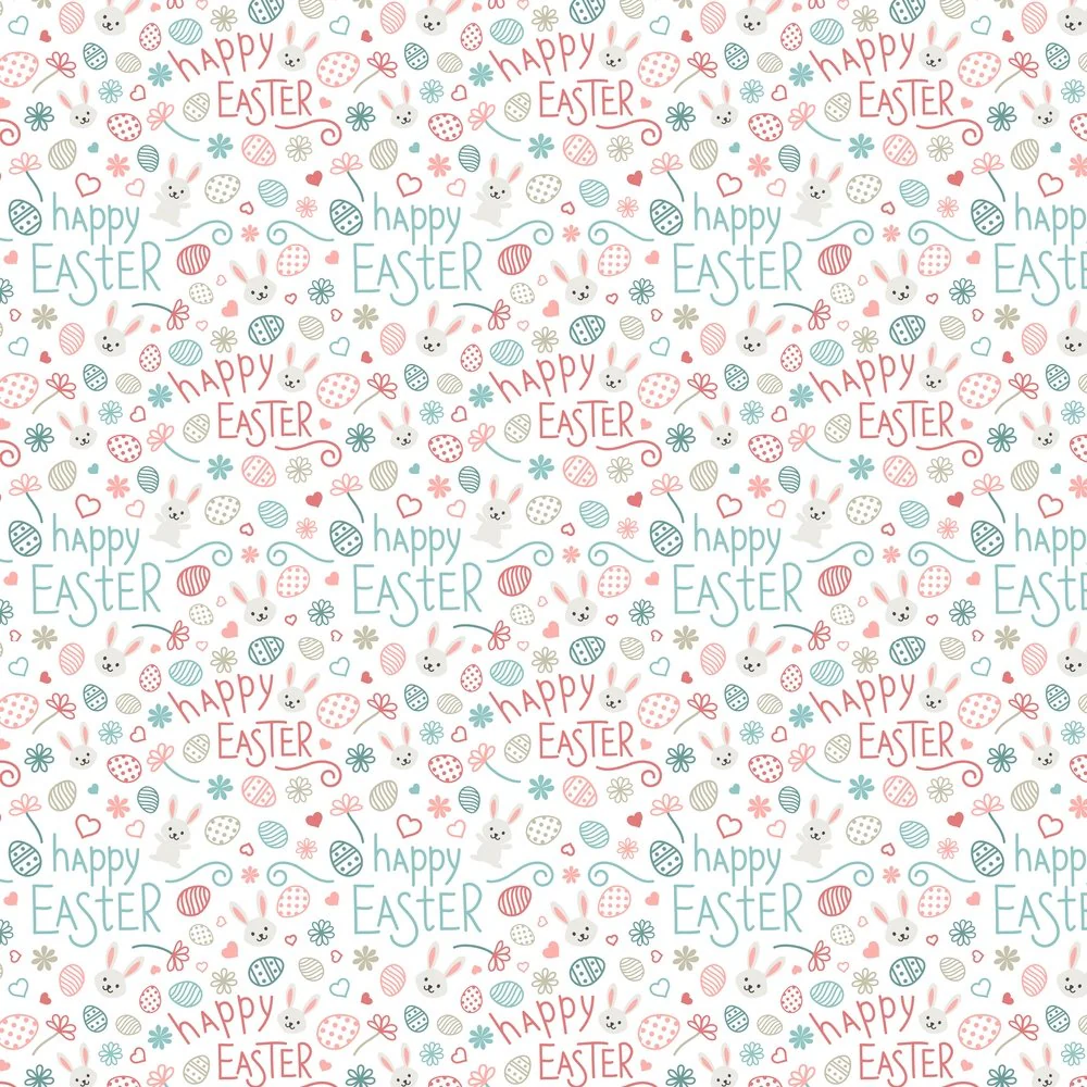 Happy Easter Elements Fabric