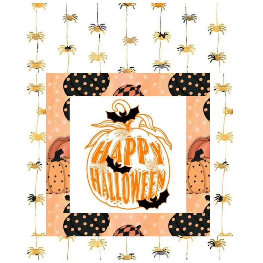 Happy Halloween Mini Wall Hanging 9" x 9"