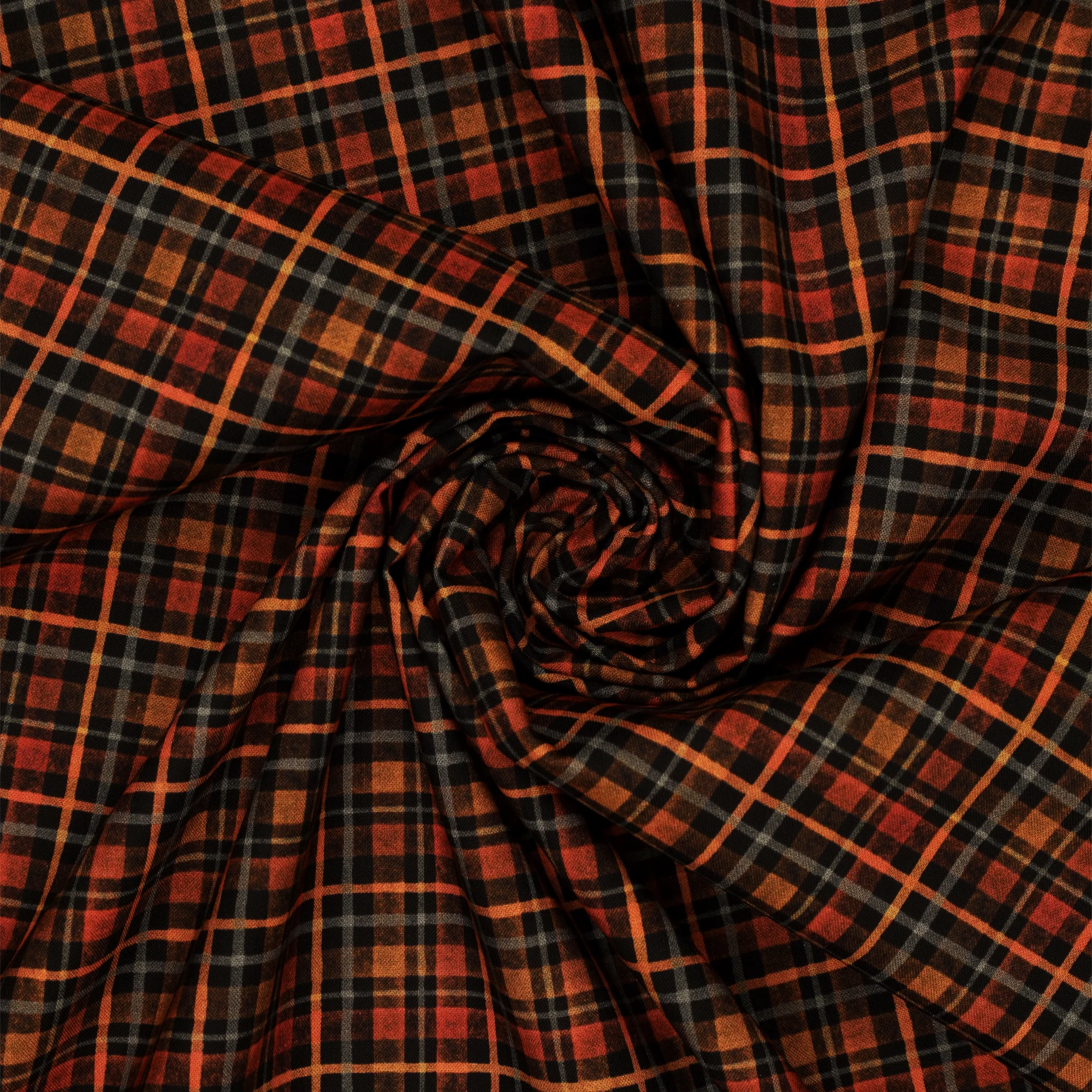 Happy Haunting Fabric Collection - Halloween Plaid Night - Image 2
