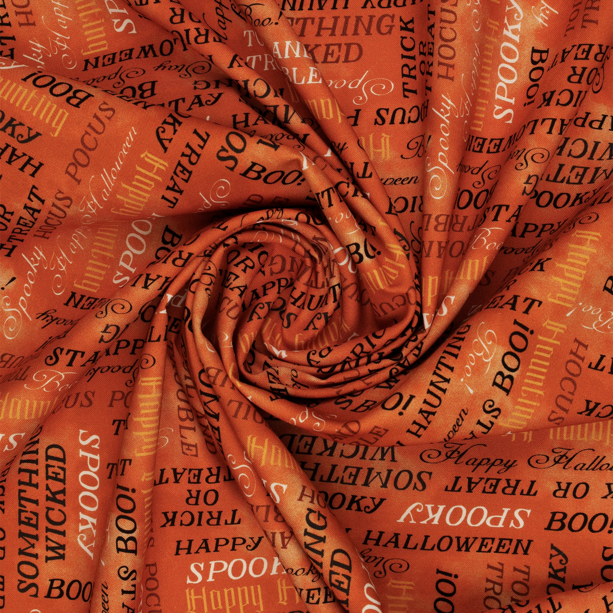 Happy Haunting Fabric Collection - Stay Spooky Pumpkin - Image 2