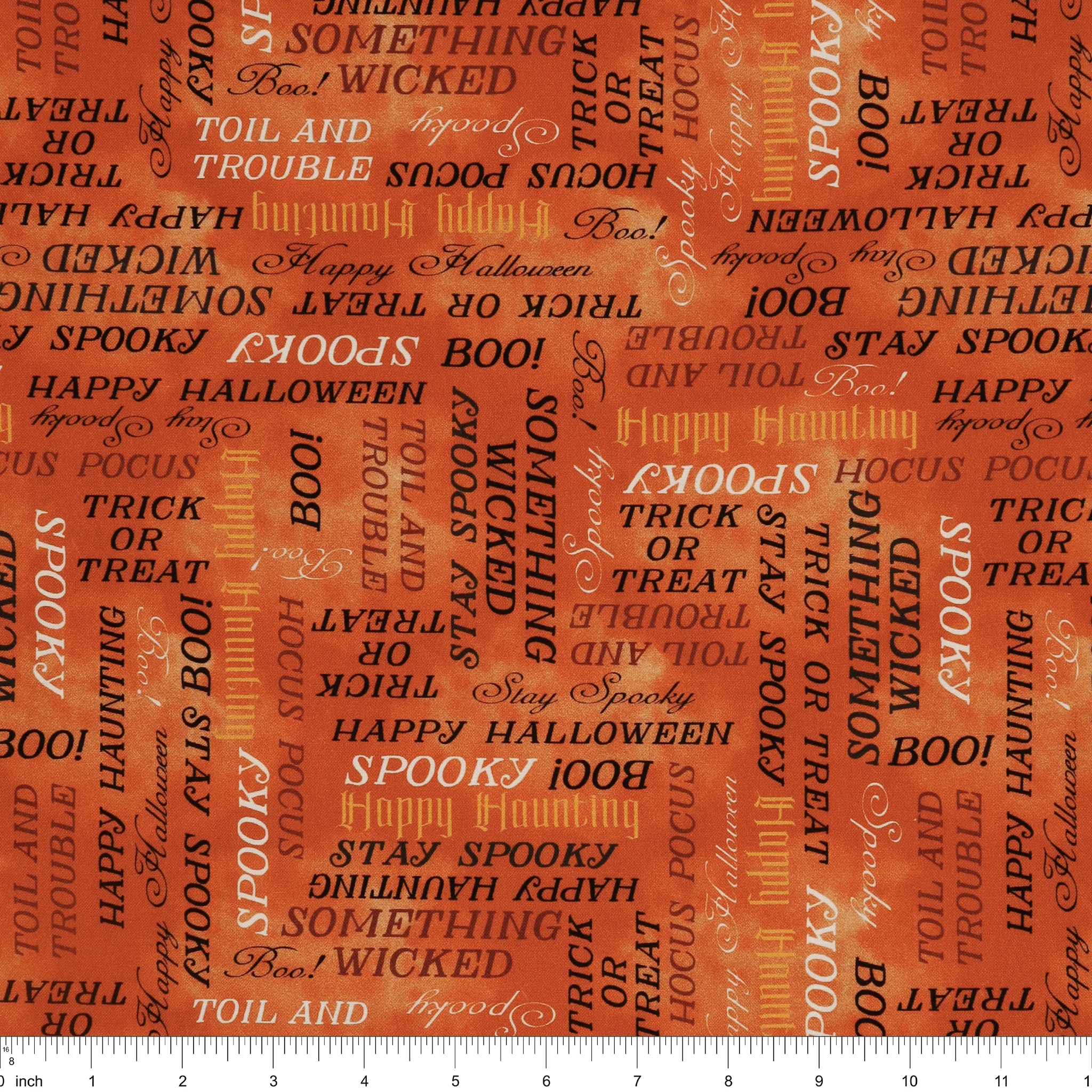 Happy Haunting Fabric Collection - Stay Spooky Pumpkin - Image 3