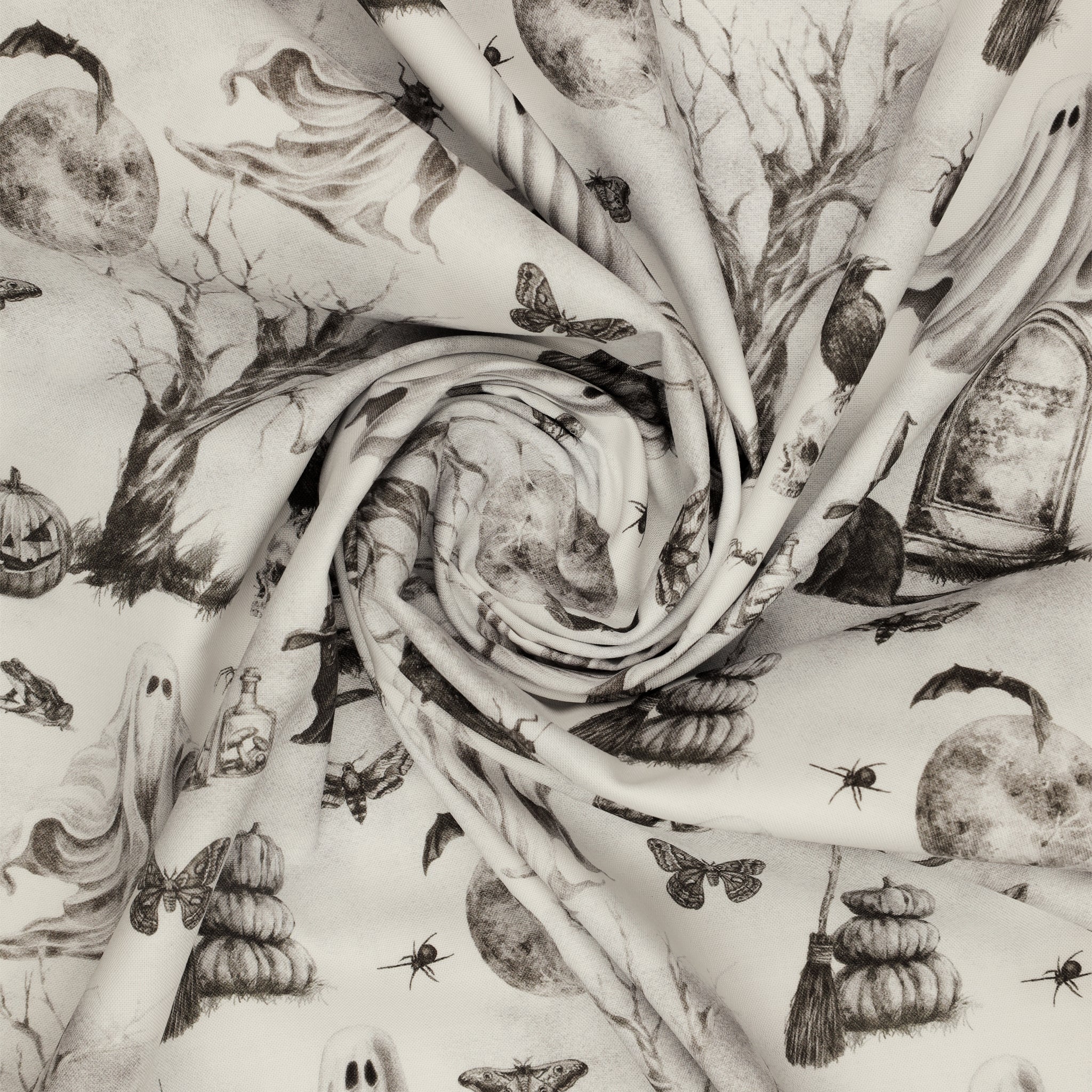 Happy Haunting Fabric Collection - Toil and Trouble Mist - Image 2