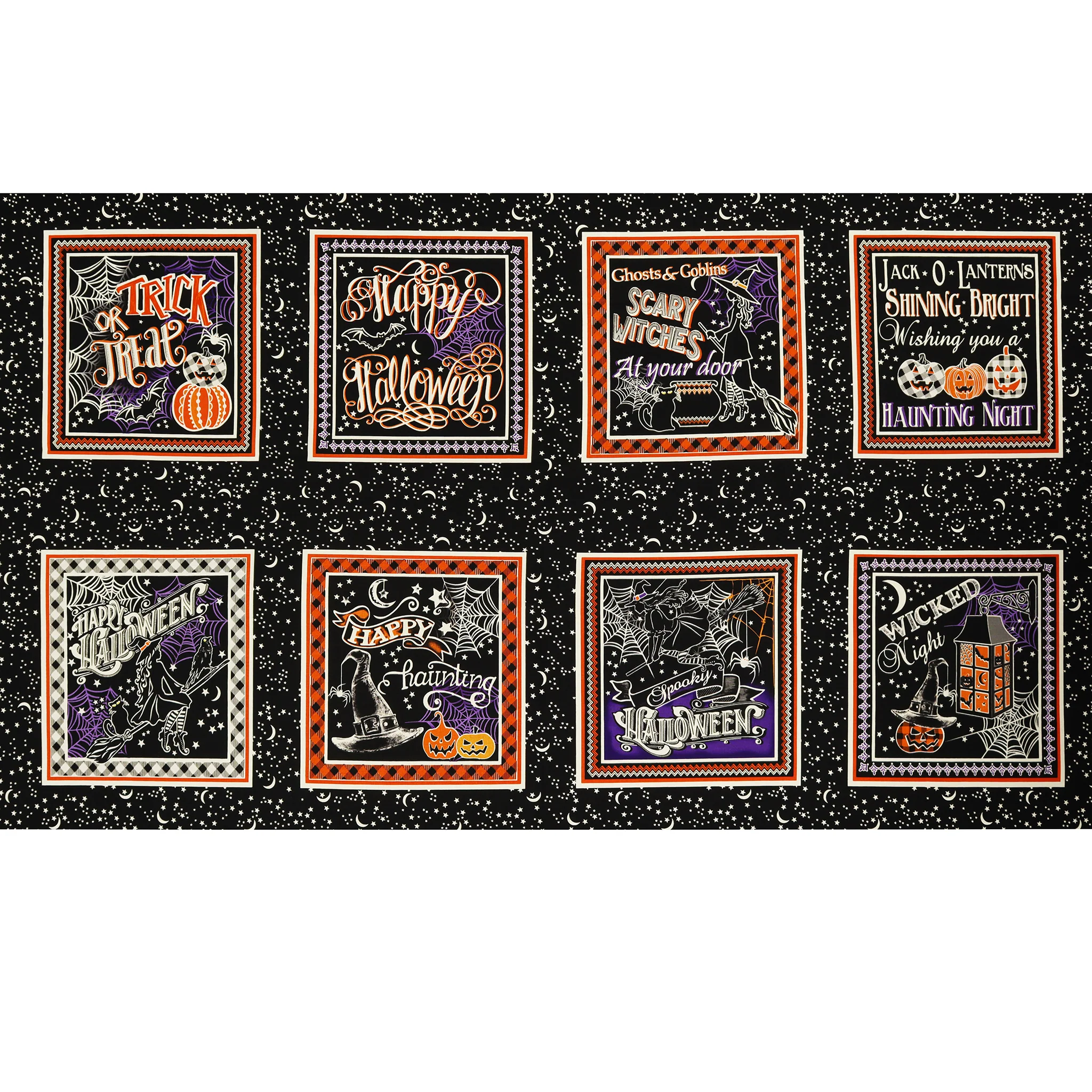 Happy Hauntings Fabric Collection - Happy Haunting Fabric Panel
