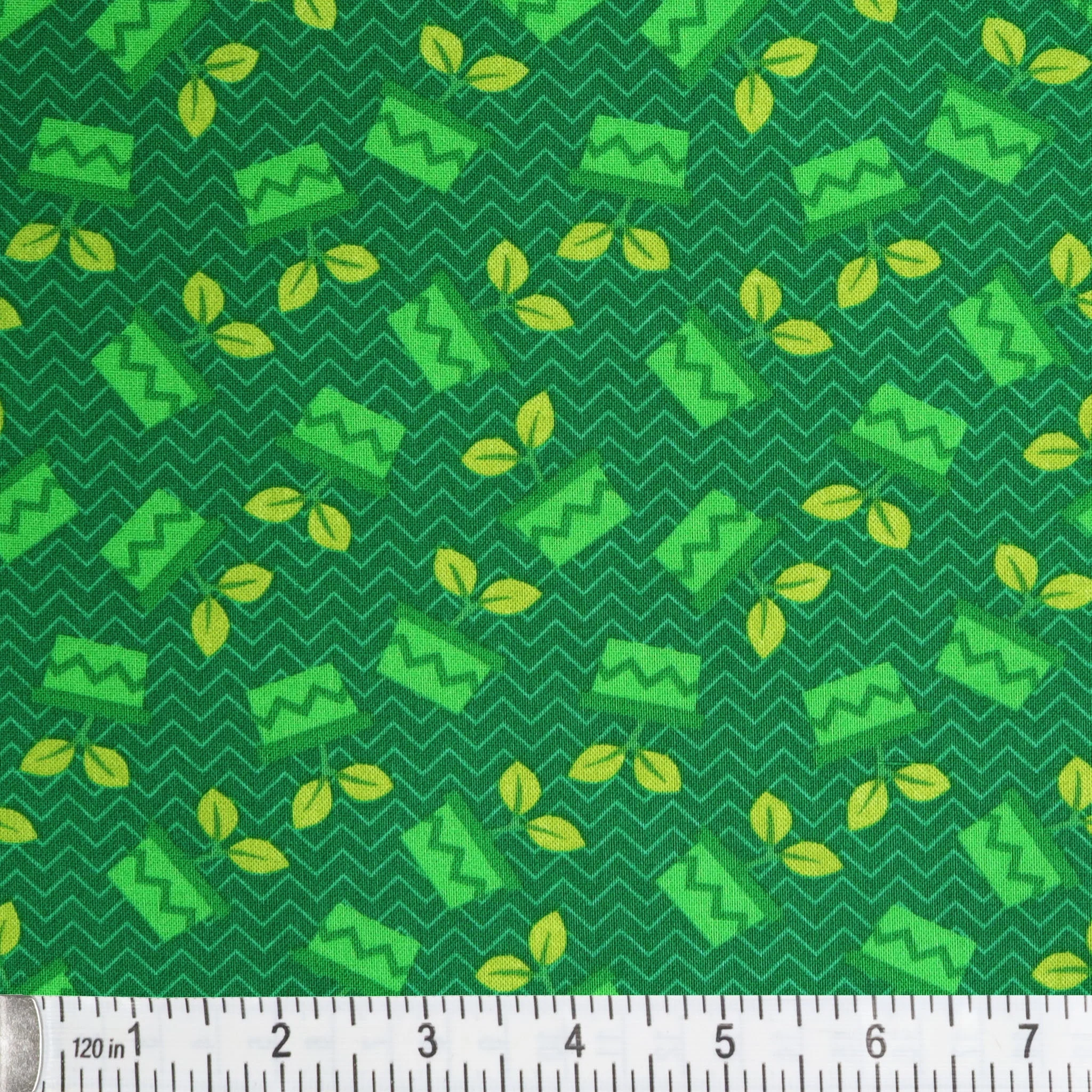 Happy Notes Fabric Collection - Planty Friends Dark Green - Image 2
