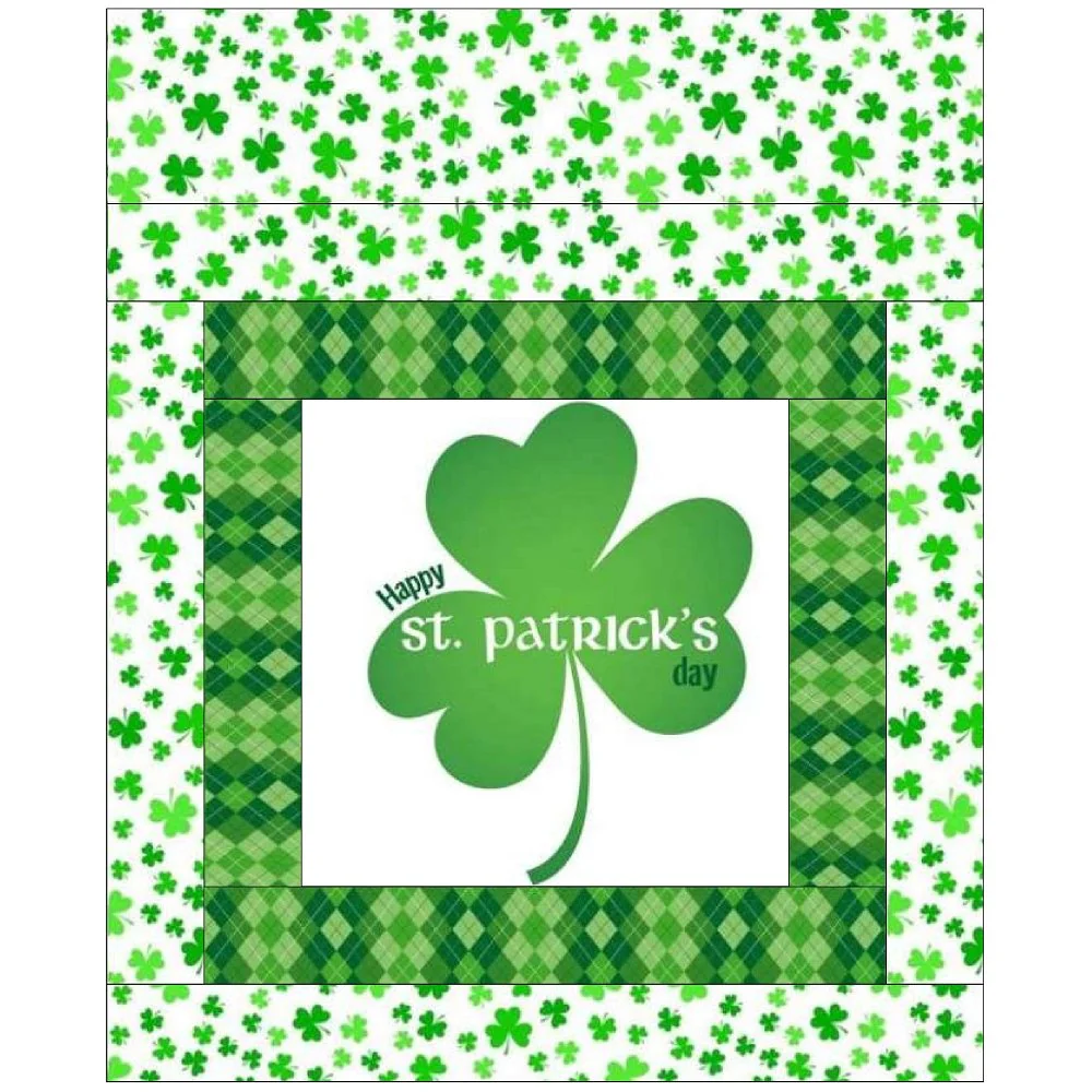 Happy St Patricks Day Mini Wall Hanging 9" x 9" - Image 2
