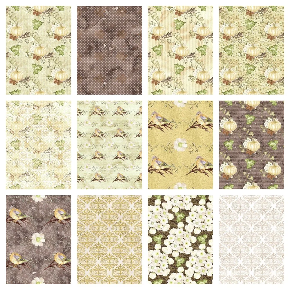 Happy Thanksgiving Charm Pack - 12 Pieces