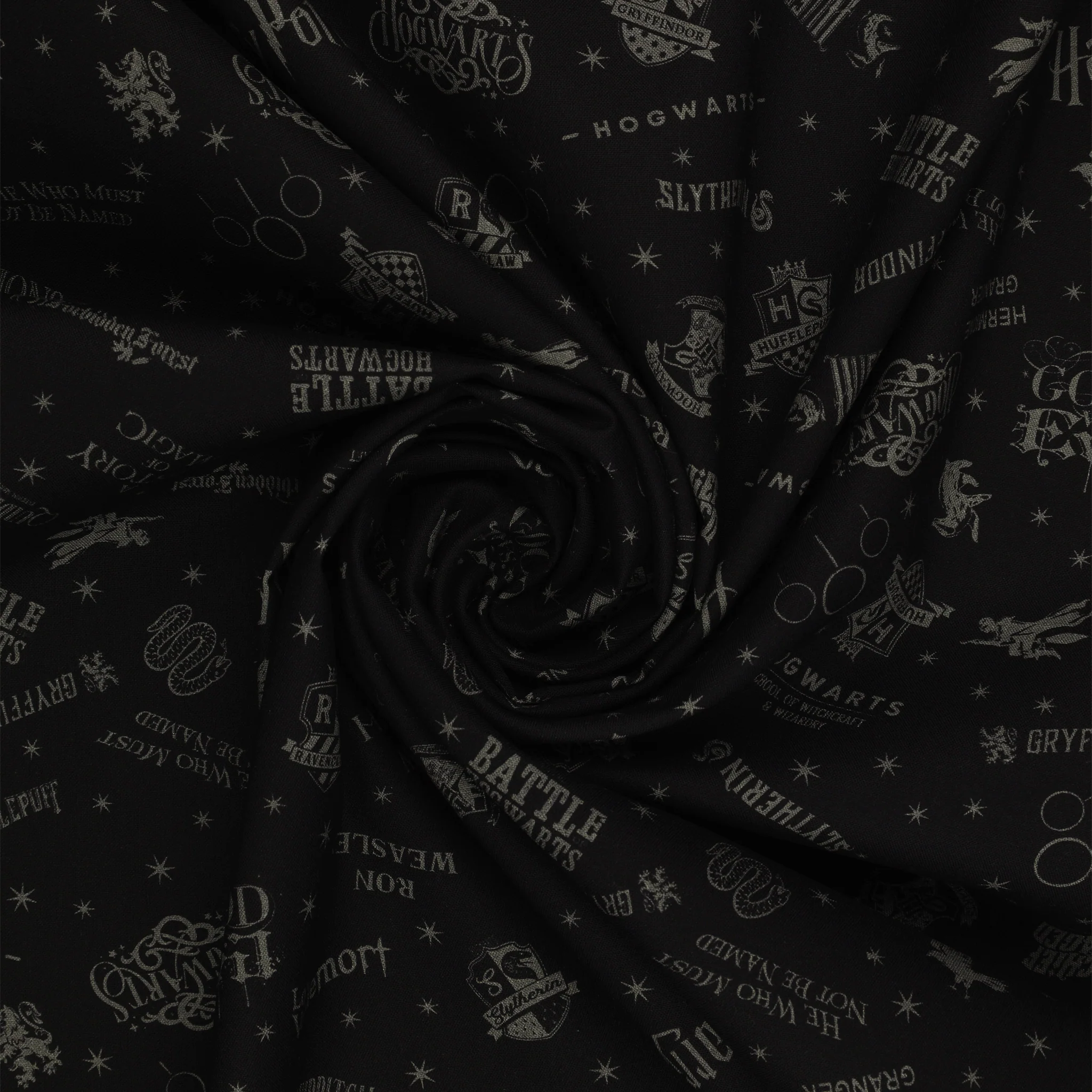 Harry Potter Fabric Collection - Shadow Words - Image 2