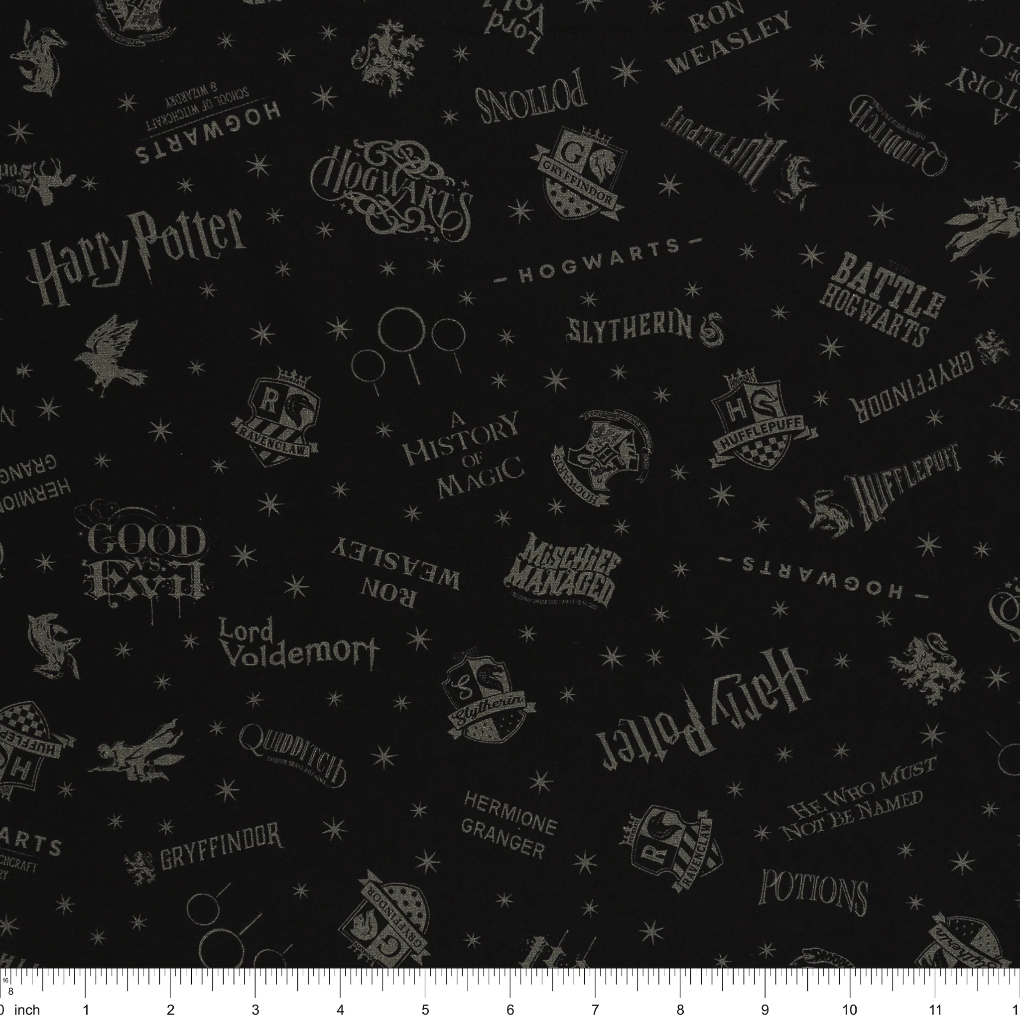 Harry Potter Fabric Collection - Shadow Words - Image 3