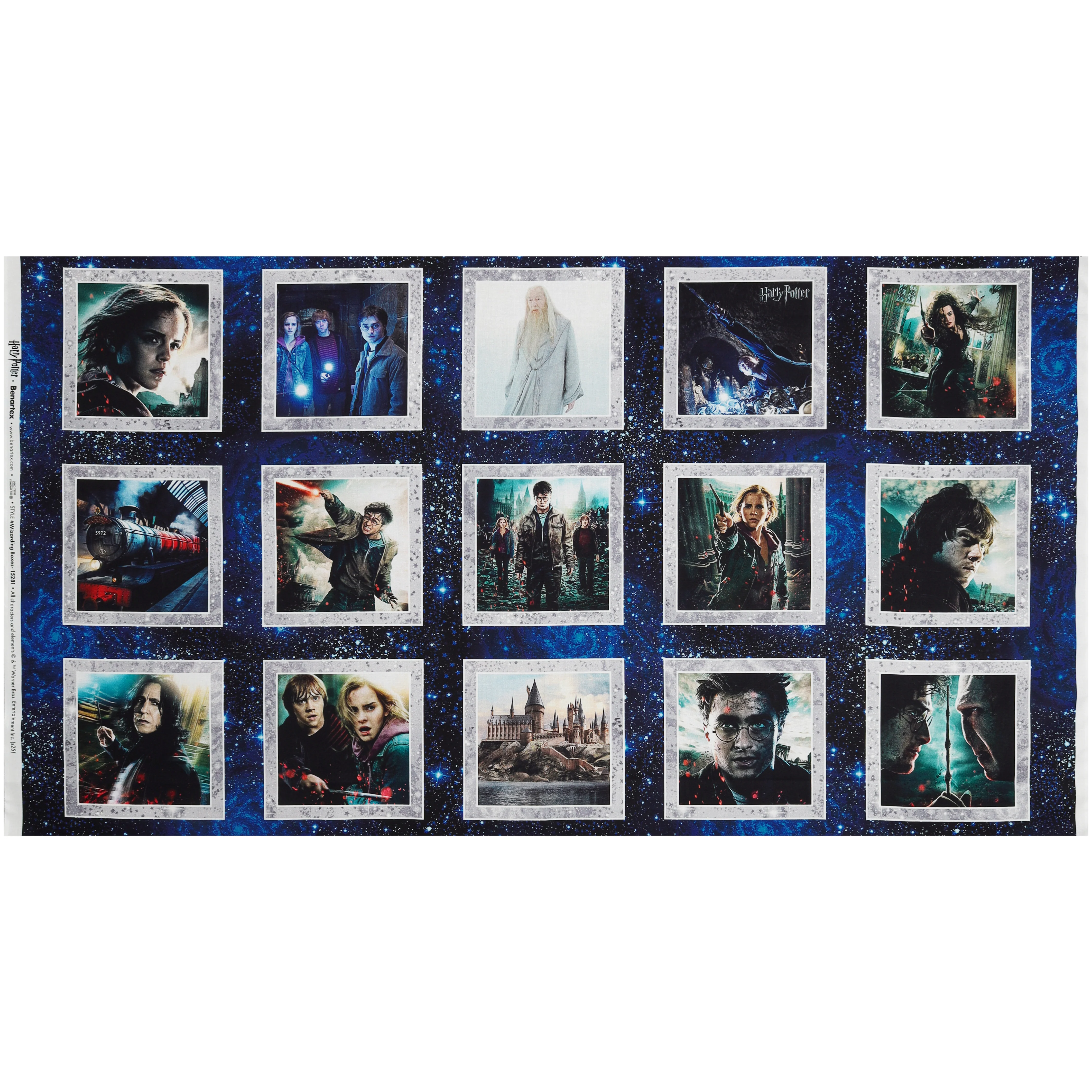 Harry Potter Fabric Collection - Wizarding Boxes Panel