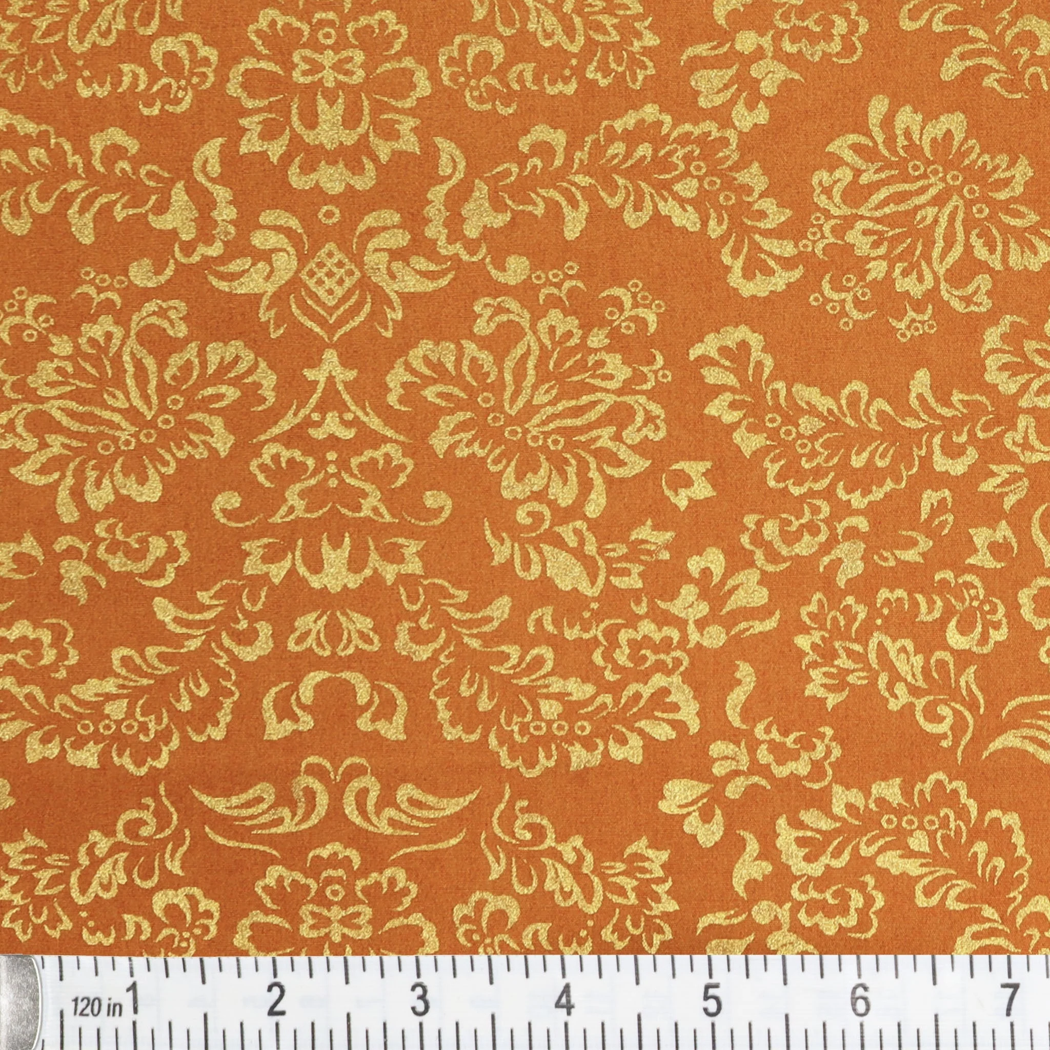 Harvest Keepsakes Fabric Collection - Elegant Filigree Caramel - Image 2