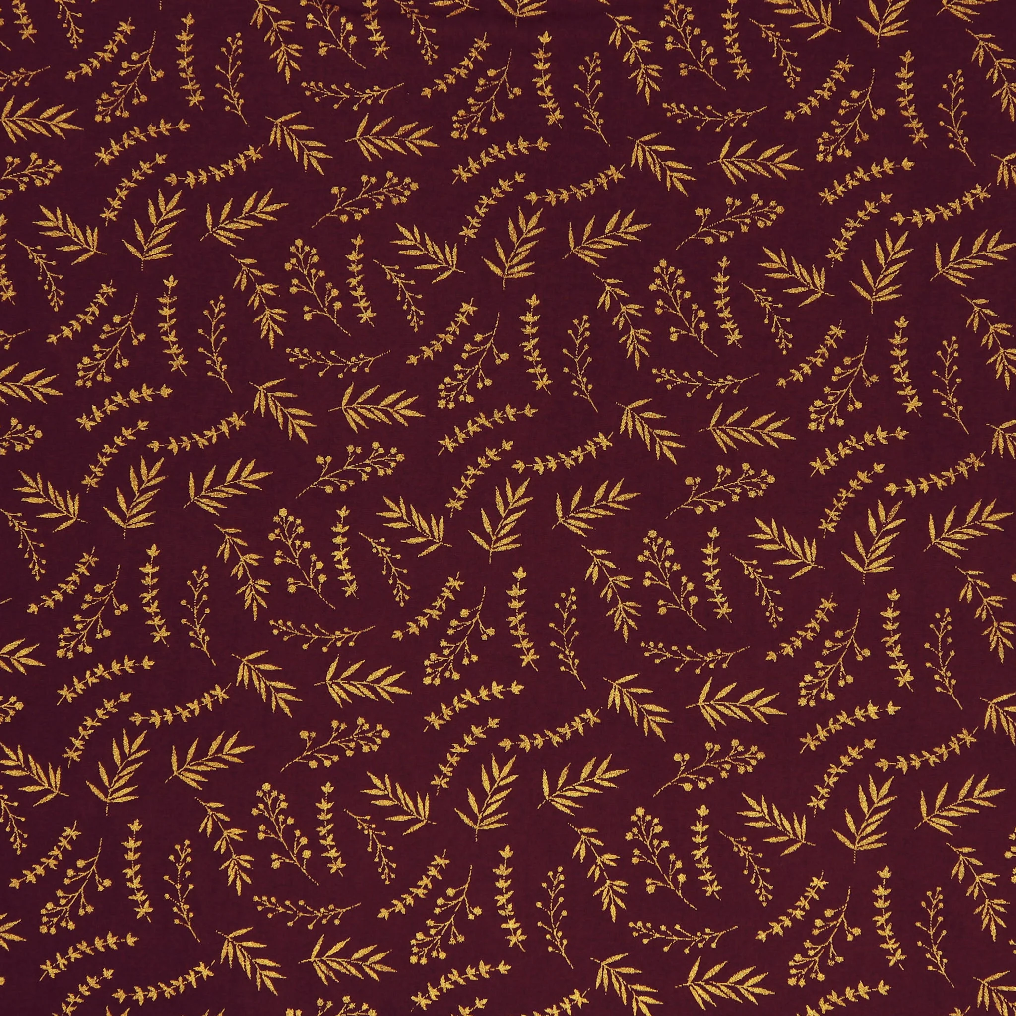 Harvest Keepsakes Fabric Collection - Elegant Sprigs Wine