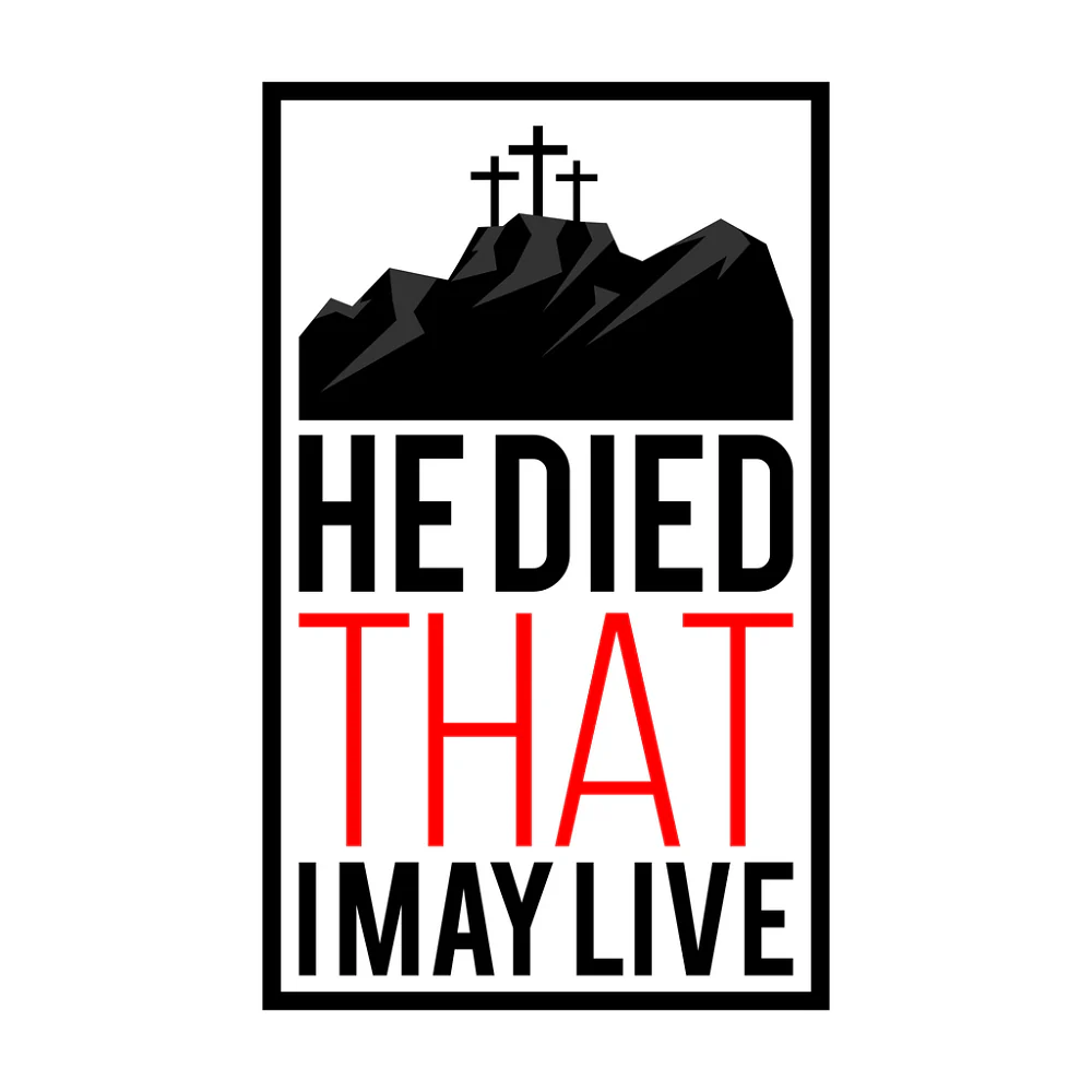 He Died That I May Live Fabric Panel