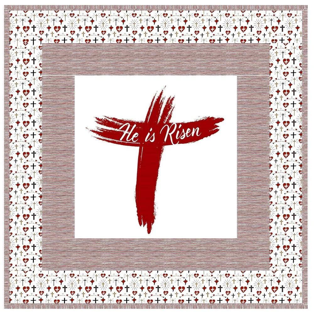 He Is Risen Wall Hanging 42" x 42"