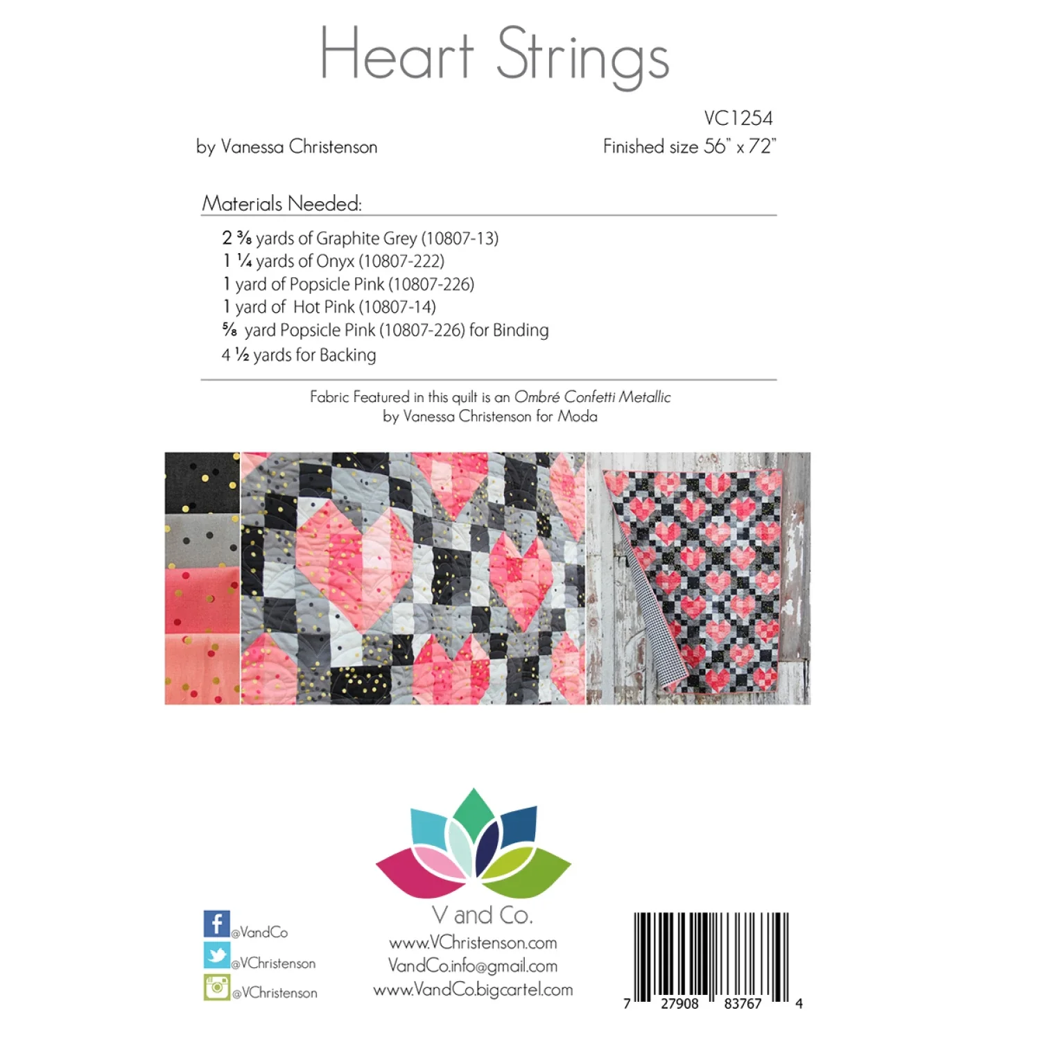 Heart Strings Quilt Pattern - Image 2