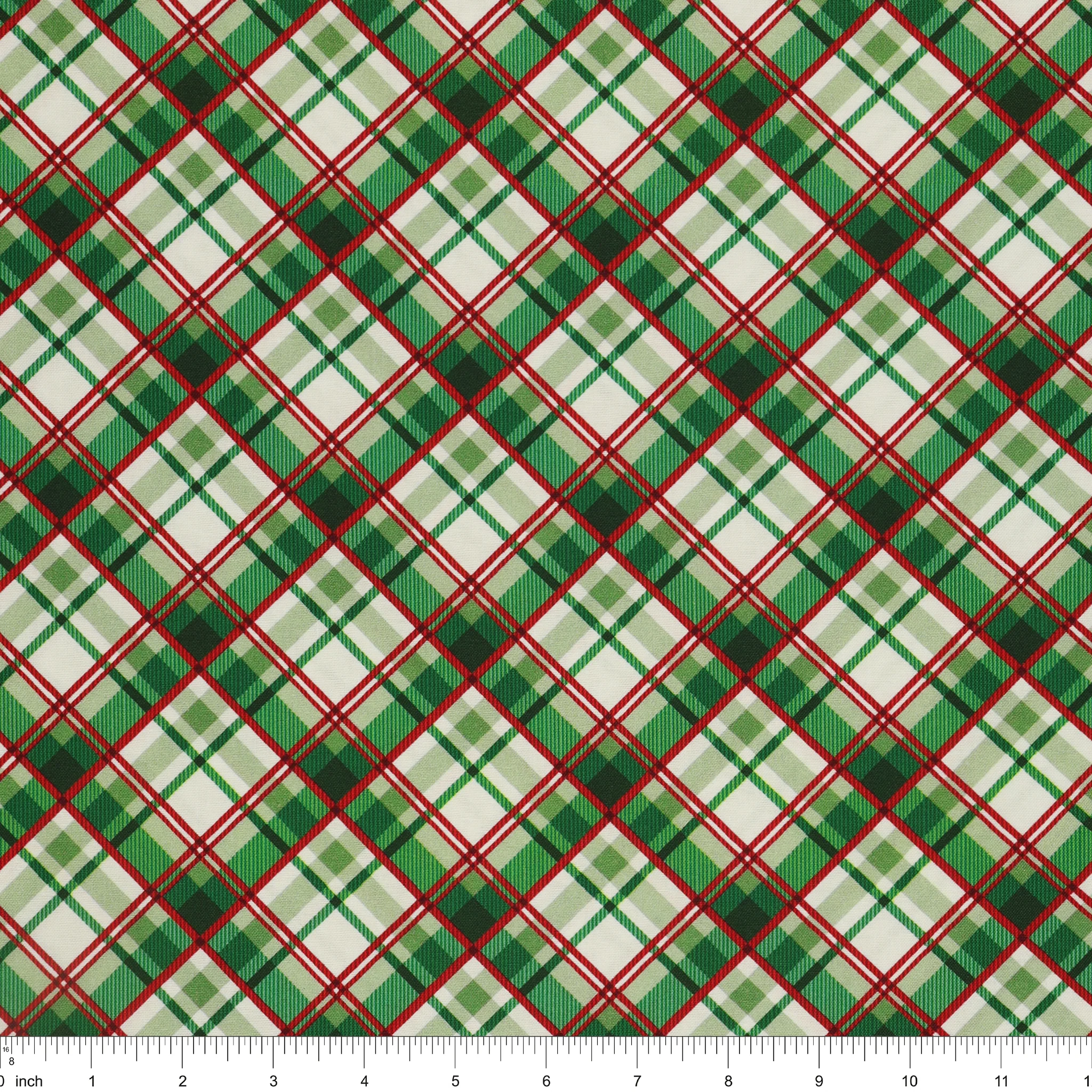 Heartland Holiday Fabric Collection - Heartland Holiday Plaid Green - Image 3