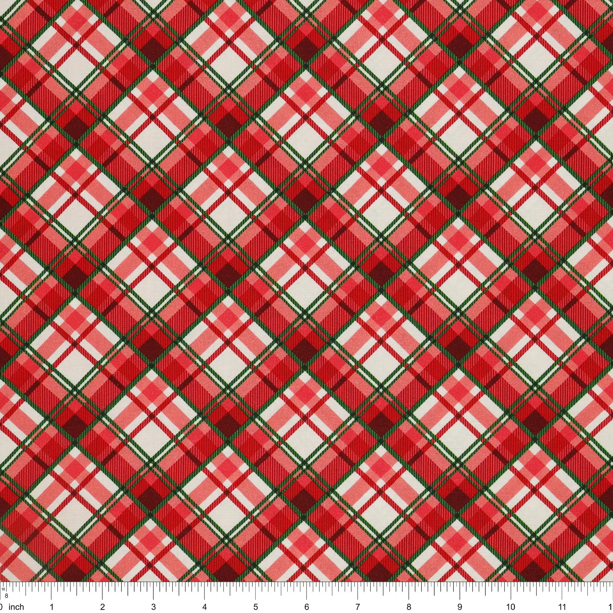 Heartland Holiday Fabric Collection - Heartland Holiday Plaid Red - Image 3