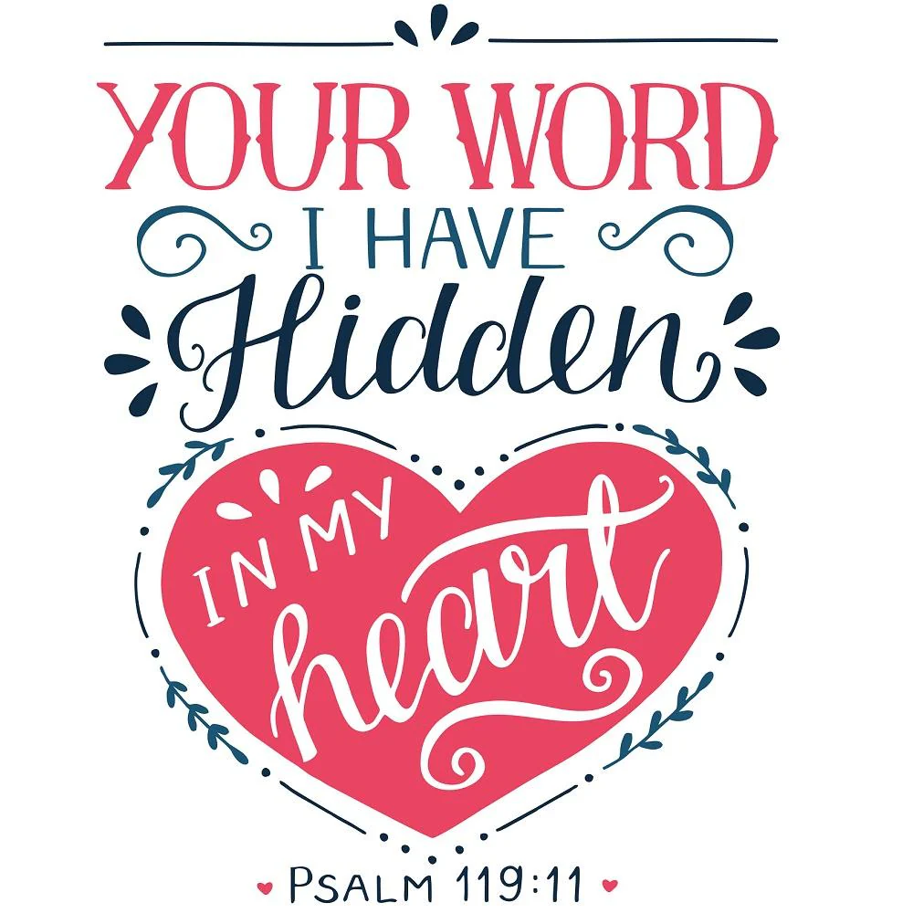 Hidden In My Heart Fabric Panel