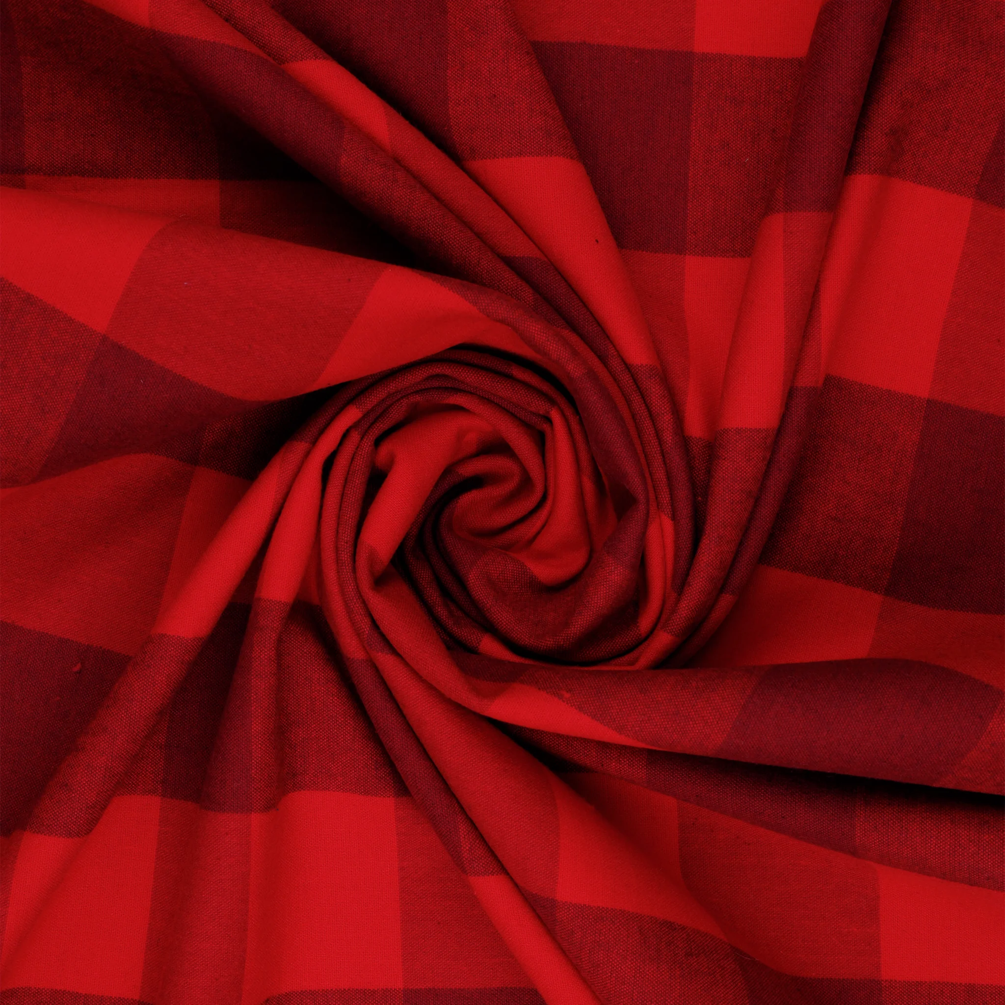 Highlands Flannel Fabric Collection - Buffalo Plaid Fireplace - Image 2