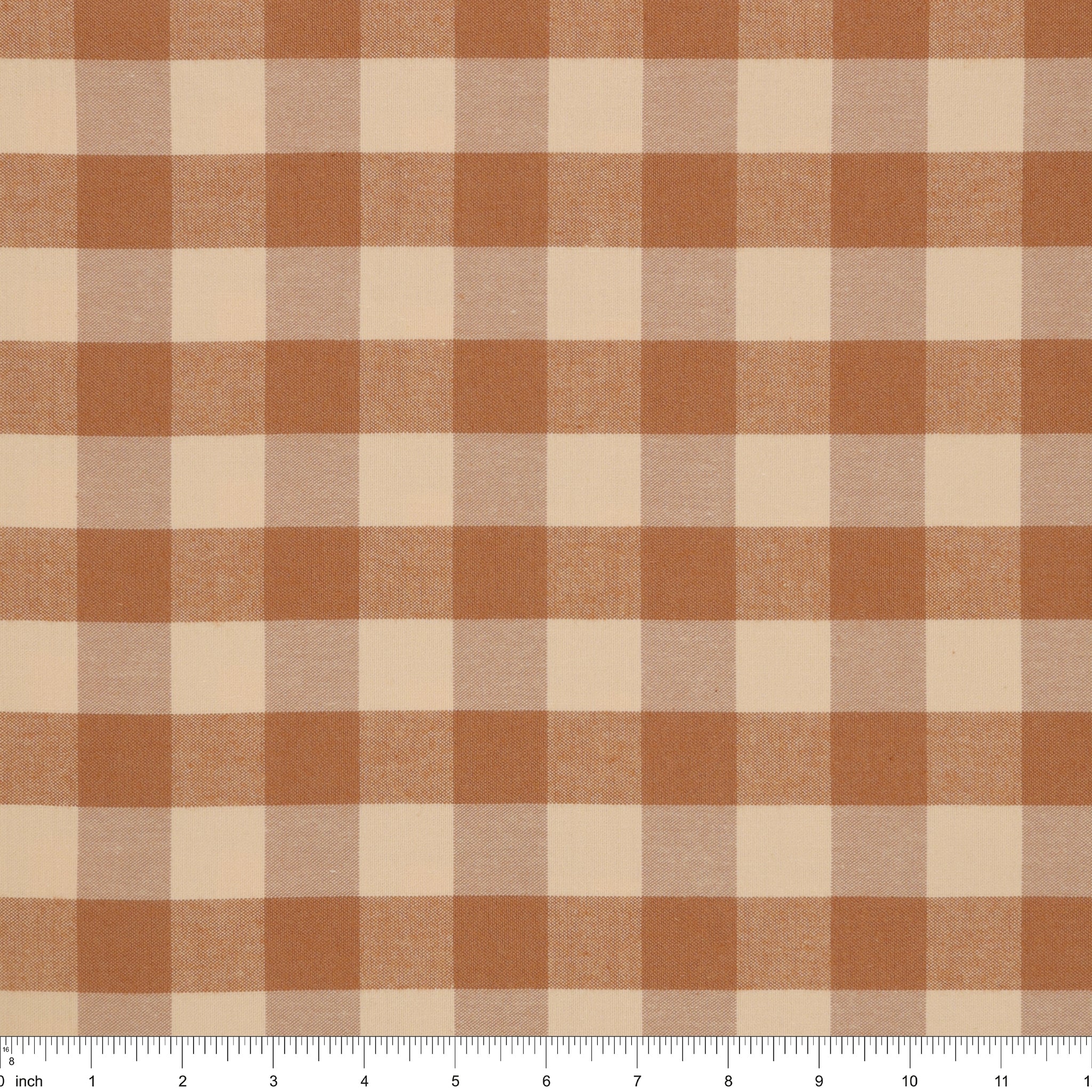 Highlands Flannel Fabric Collection - Buffalo Plaid Mini Mocha - Image 3