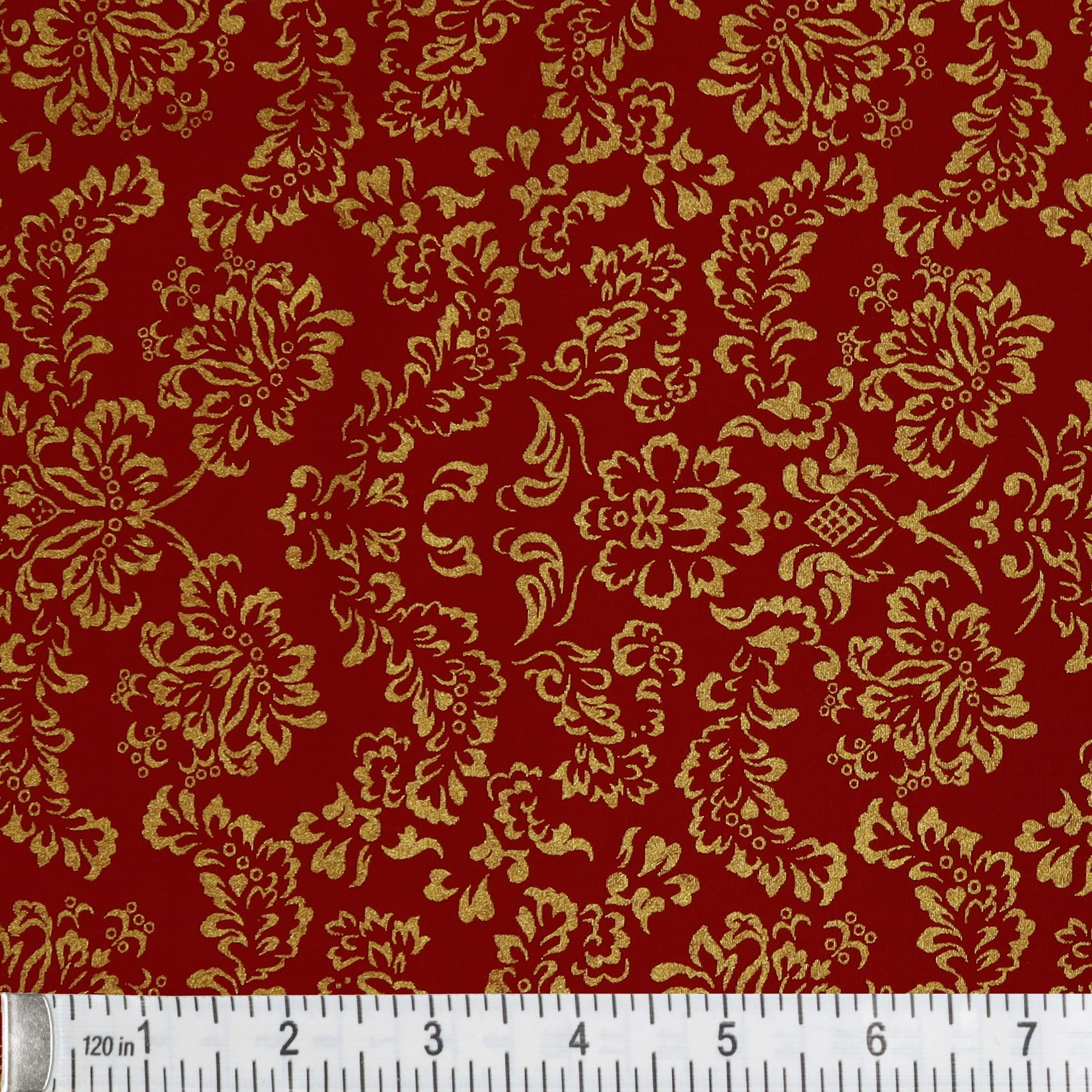 Holiday Keepsakes Fabric Collection - Elegant Filigree Red - Image 2