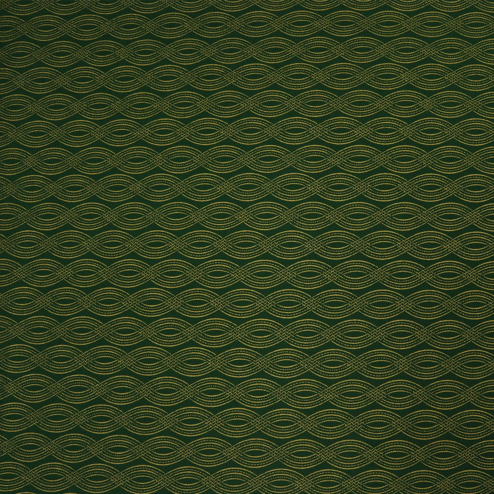 Holiday Keepsakes Fabric Collection - Elegant Ribbons Hunter Green