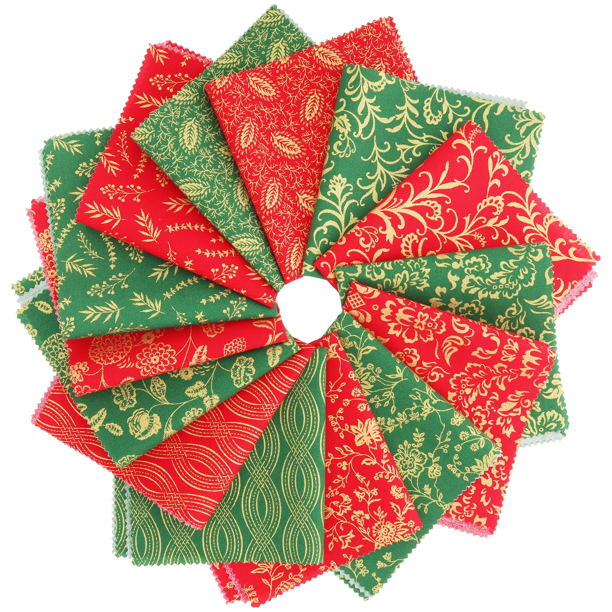 Holiday Keepsakes Fabric Collection - Elegant Scrolls Red - Image 6