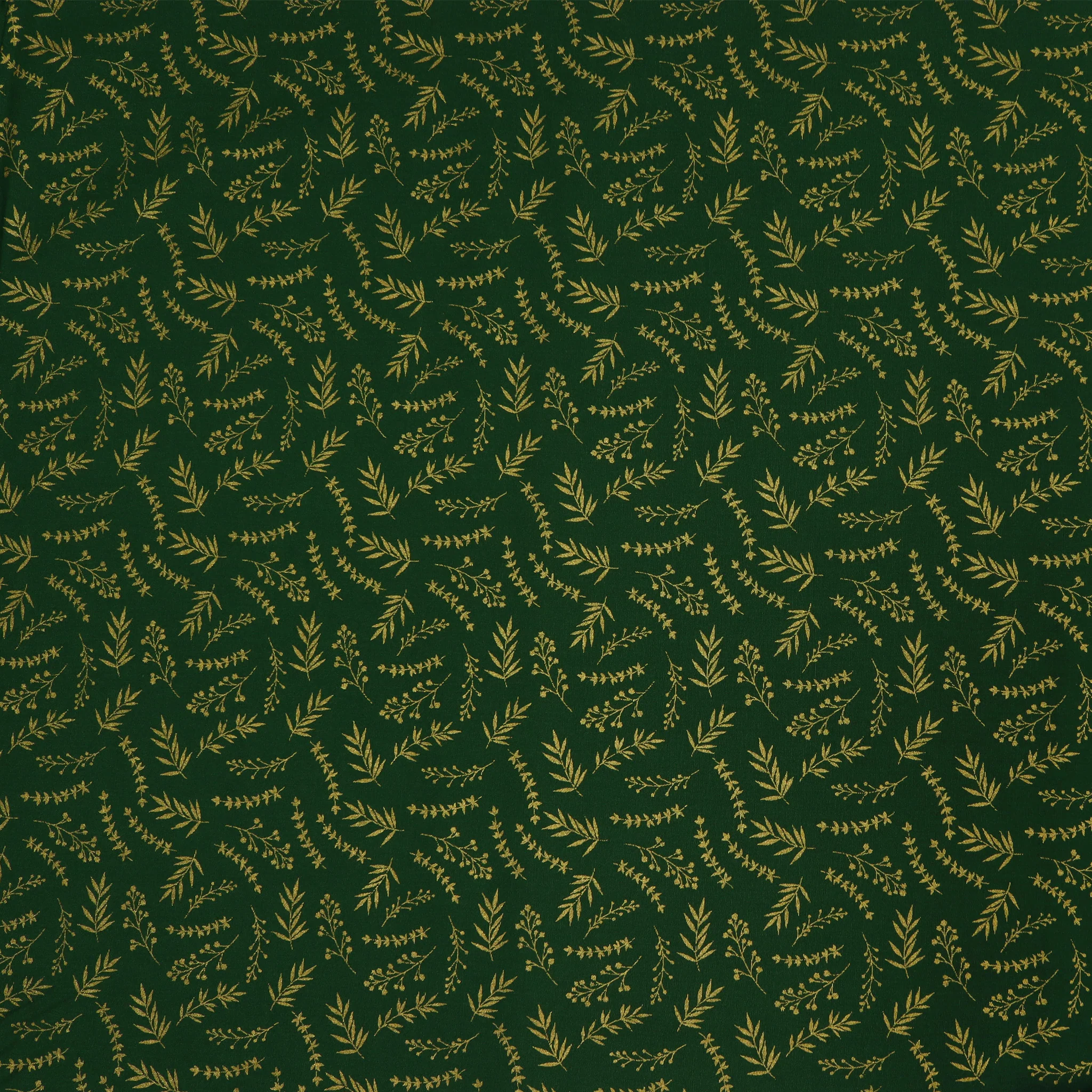 Holiday Keepsakes Fabric Collection - Elegant Sprigs Hunter Green