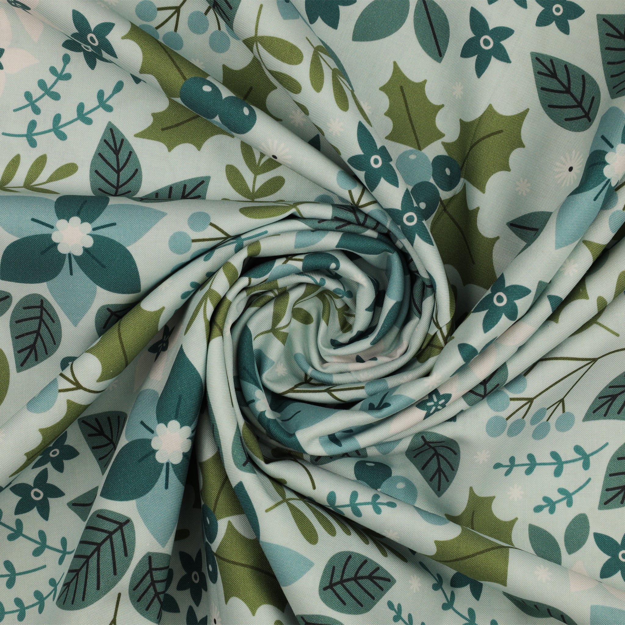 Holly & Hearth 108" Wide Quilt Backing - Holly Frost - Image 2