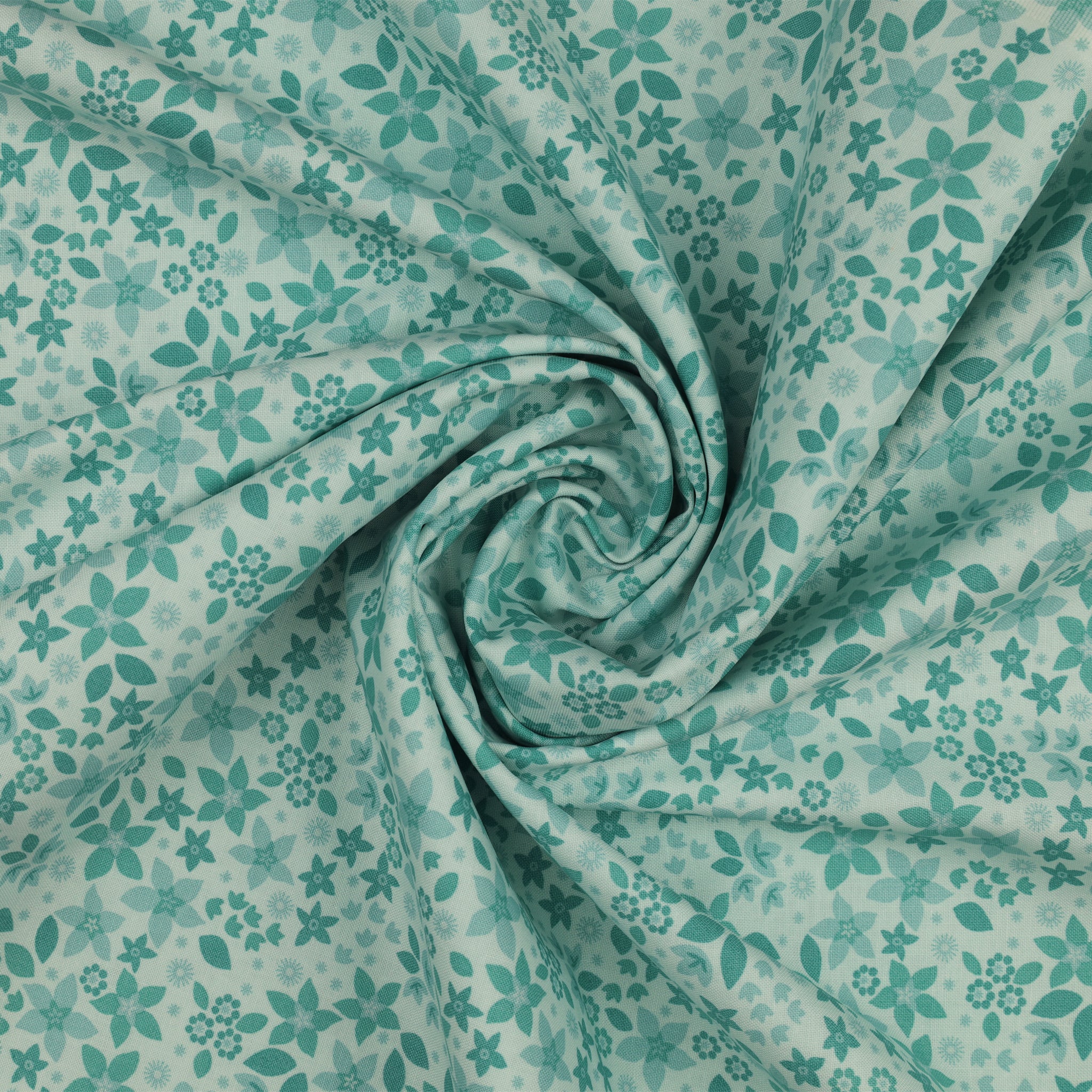Holly & Hearth Fabric Collection - Star Flowers Frost - Image 2