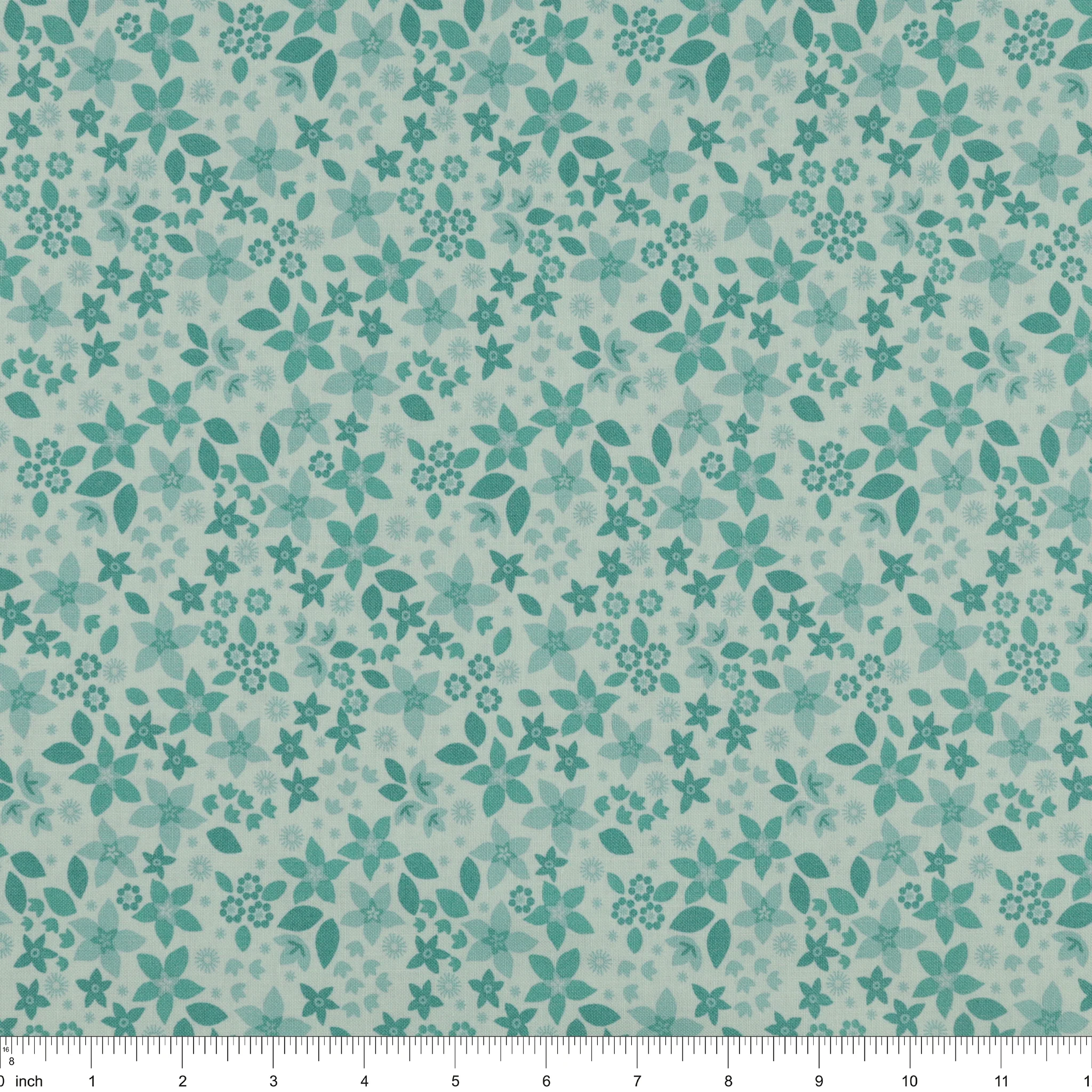Holly & Hearth Fabric Collection - Star Flowers Frost - Image 3