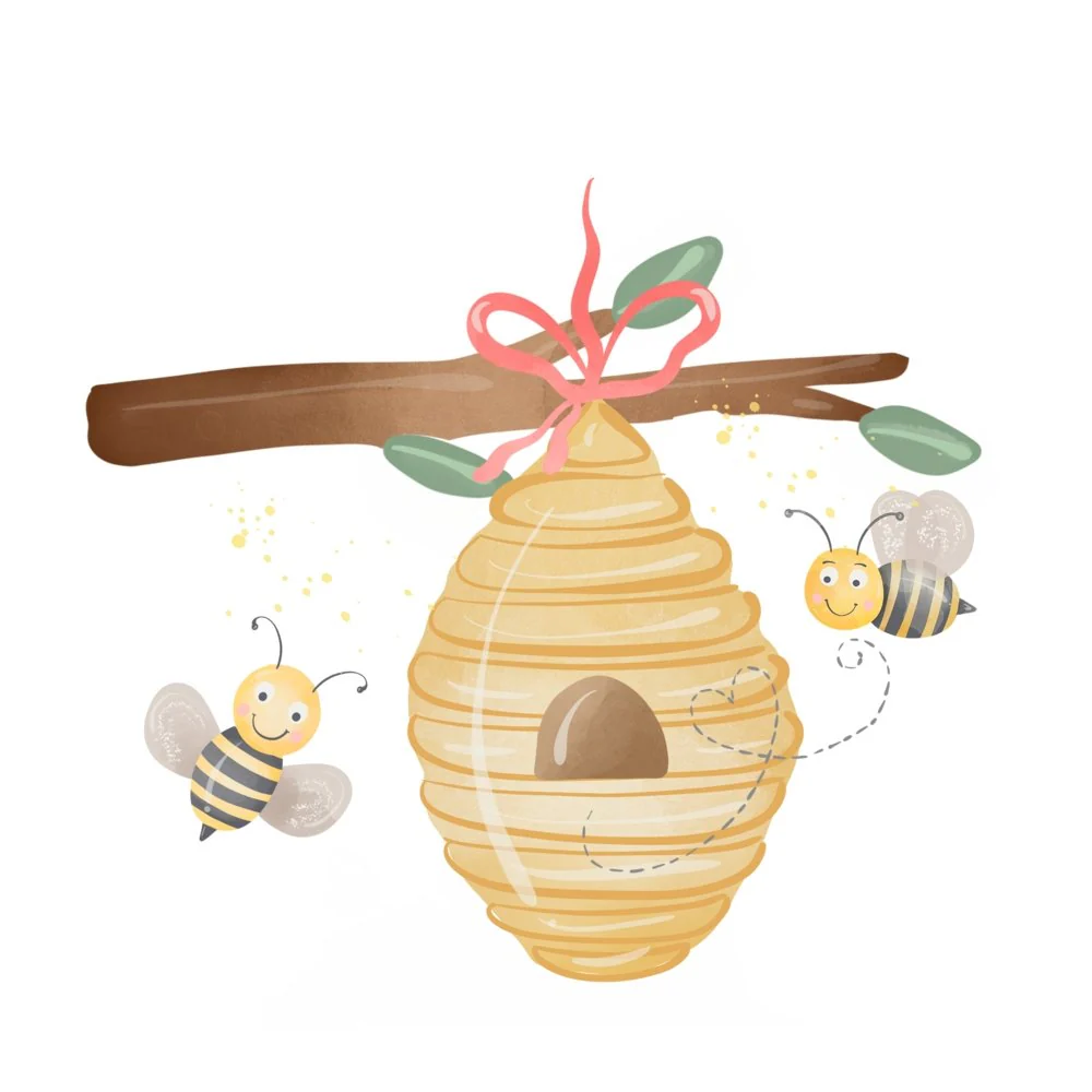 Honey Bee Volume 2 Hive Scene Fabric Panel