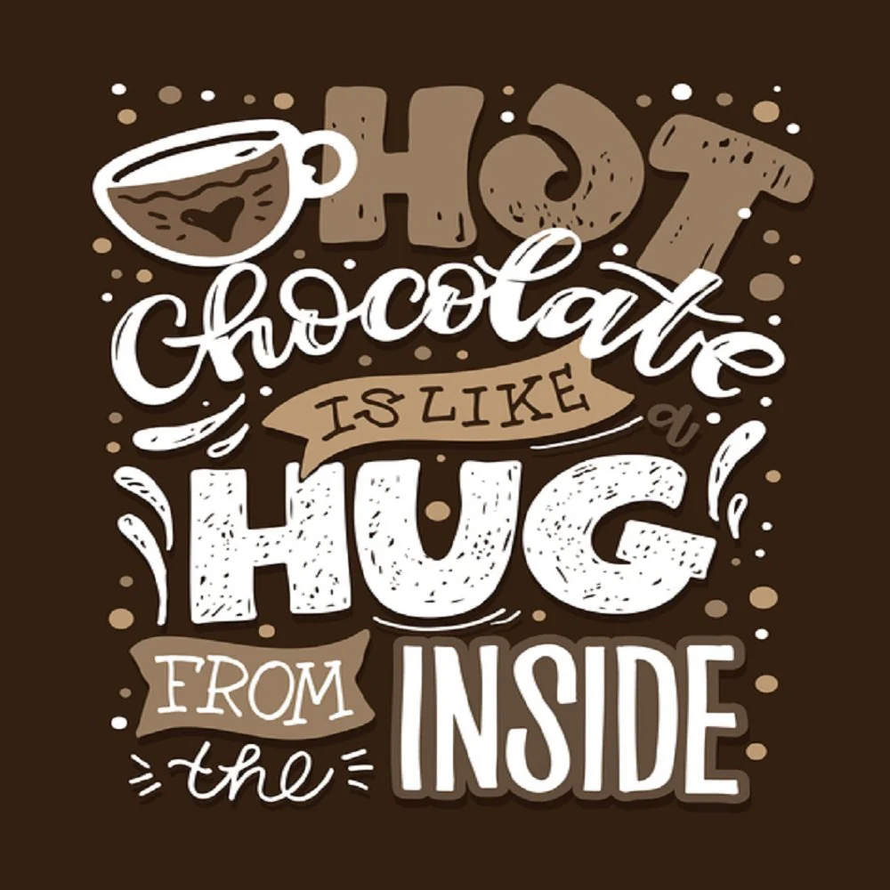 Hot Chocolate Fabric Panel - Brown