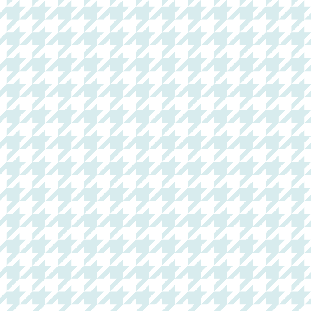 Houndstooth Fabric - Iceberg