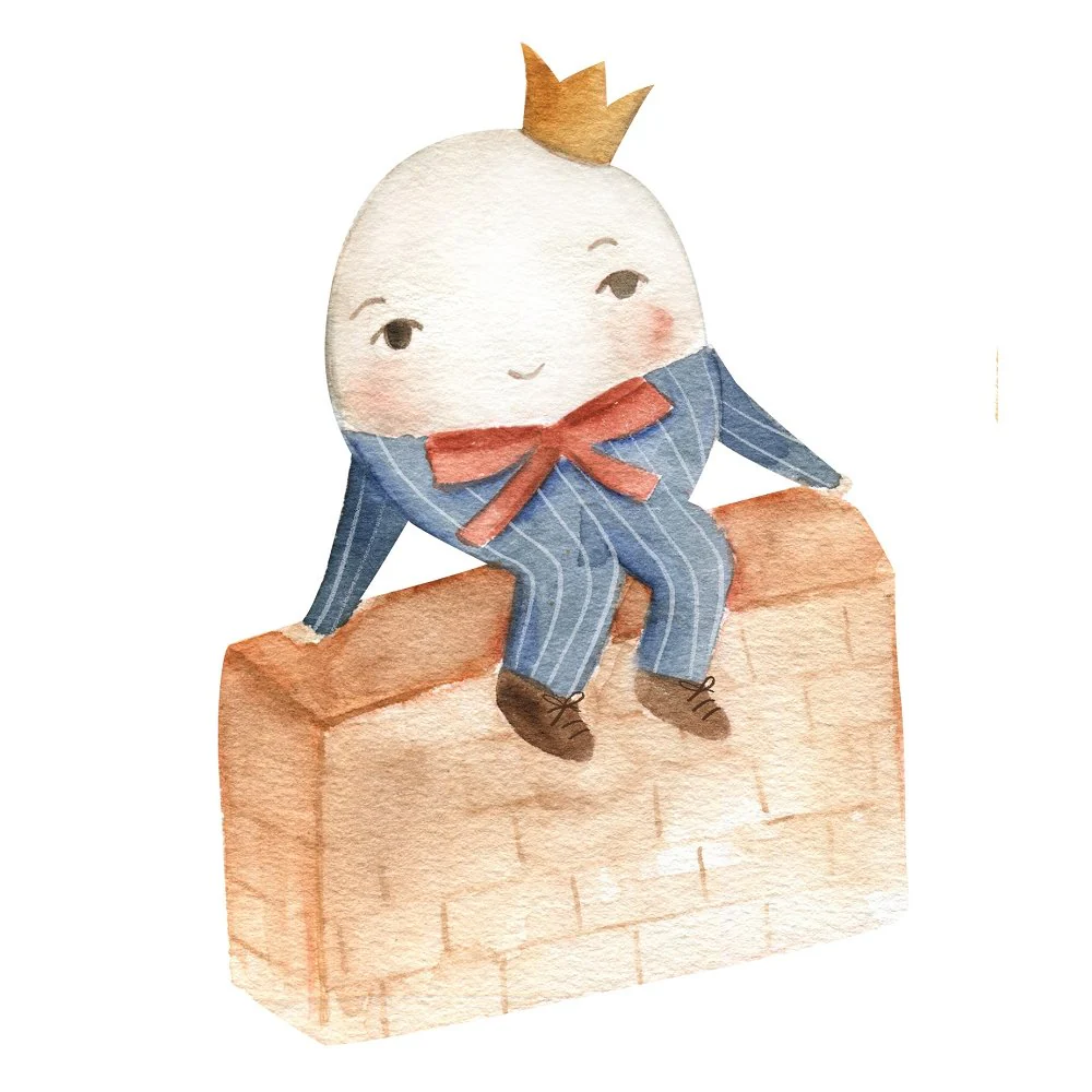 Humpty Dumpty Fabric Panel