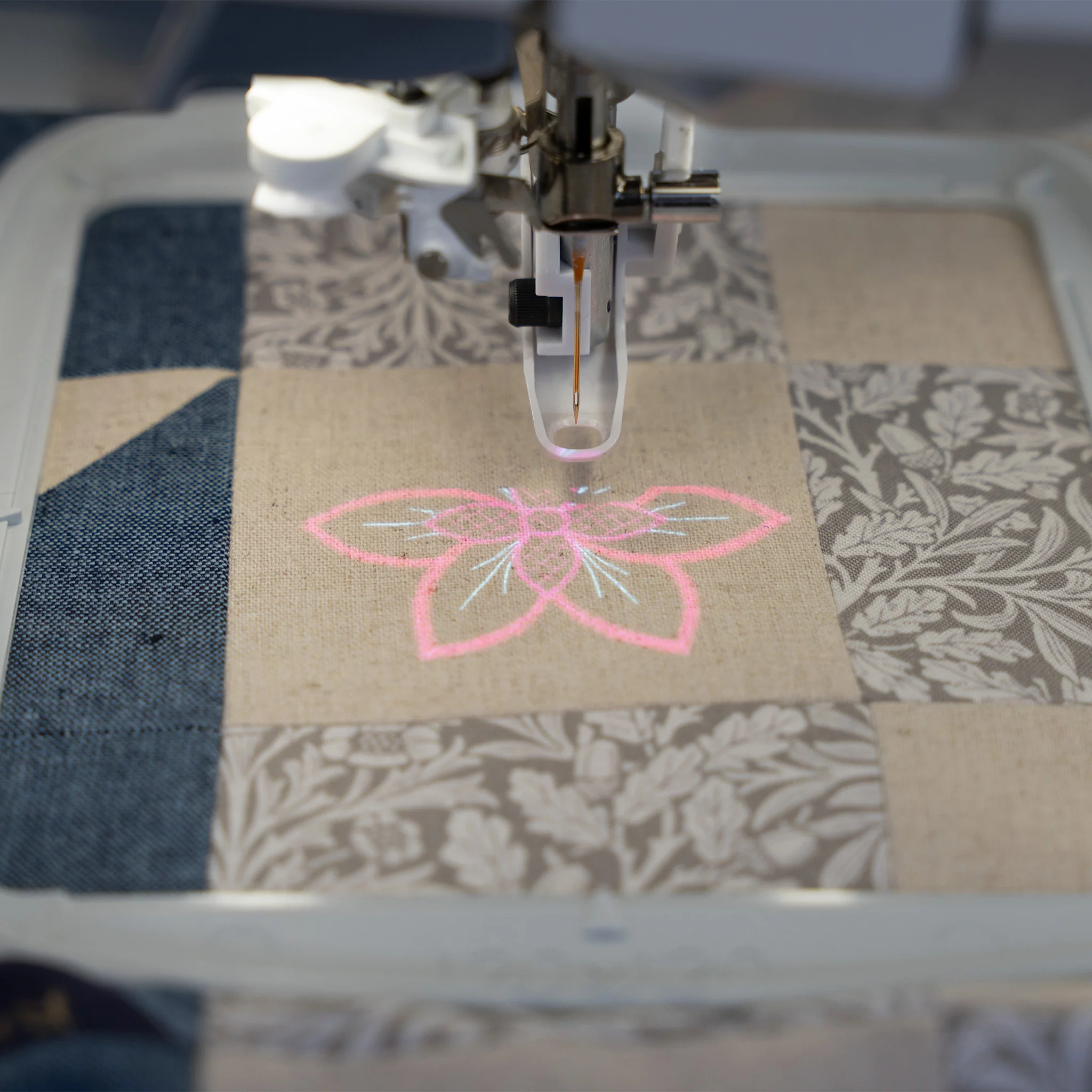 Husqvarna Viking Designer Epic 3 Nordic Frost Sewing & Embroidery Machine - Image 16