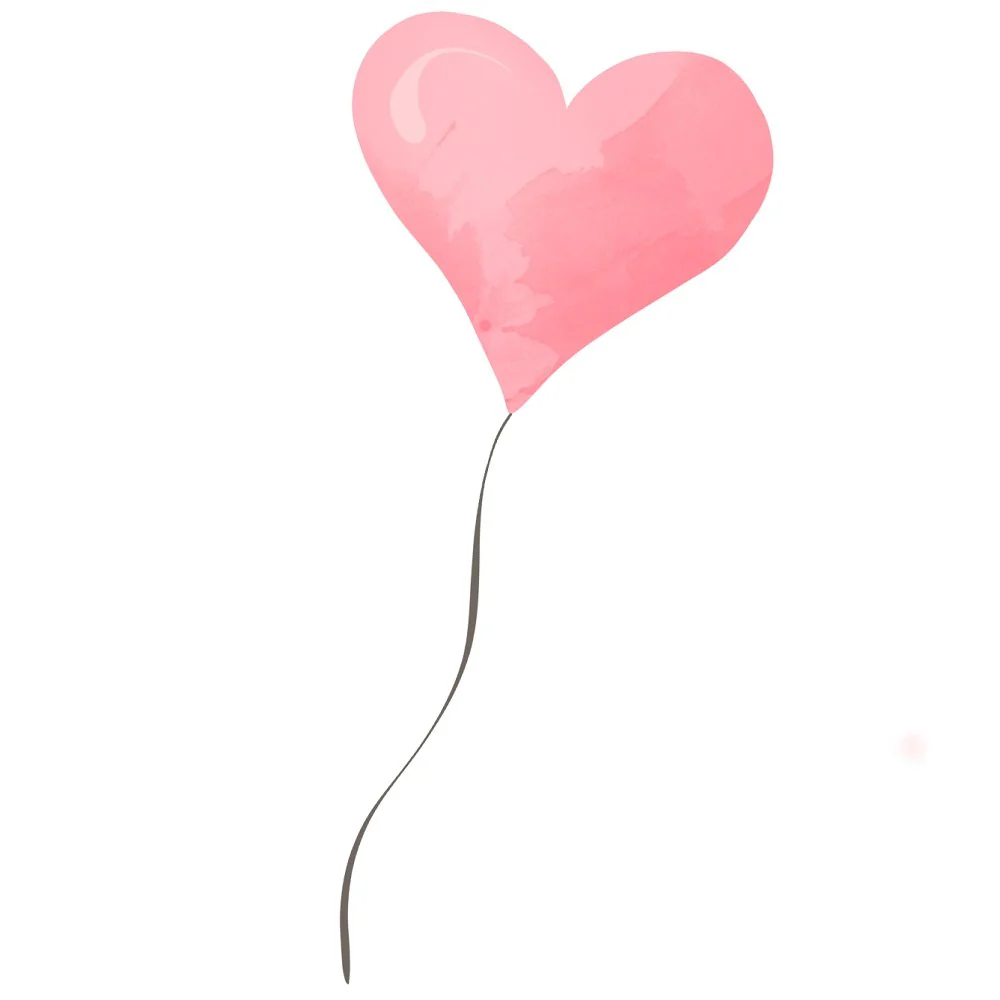 I Love You Gnomes Balloon Fabric Panel