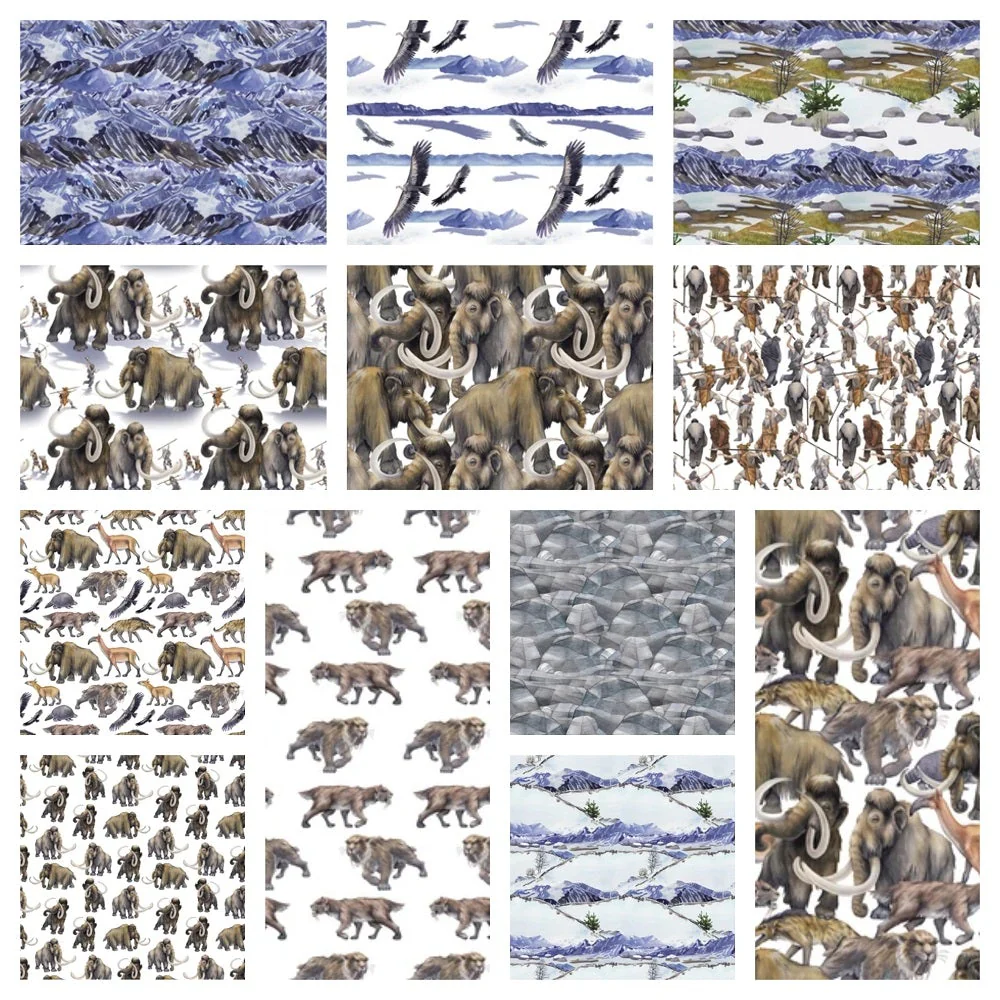 Ice Age Fabric Collection Bundle - 12 Pieces