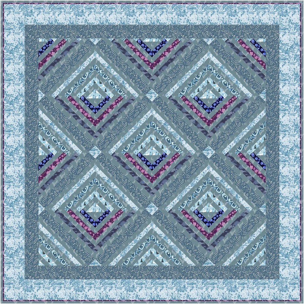 Icicles Quilt Kit - 66" x 66" - Image 2