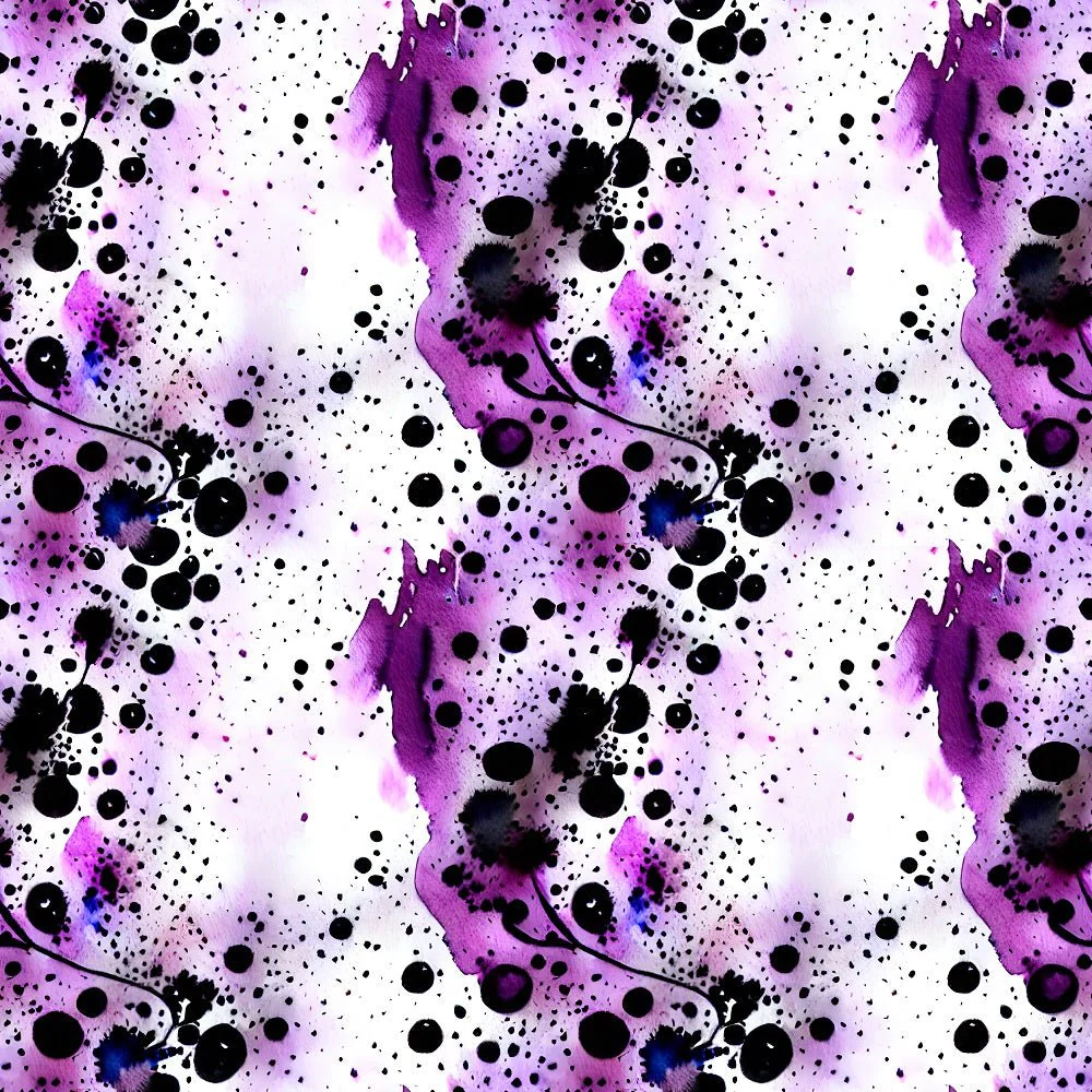 Ink Splatter Pattern #3 Fabric