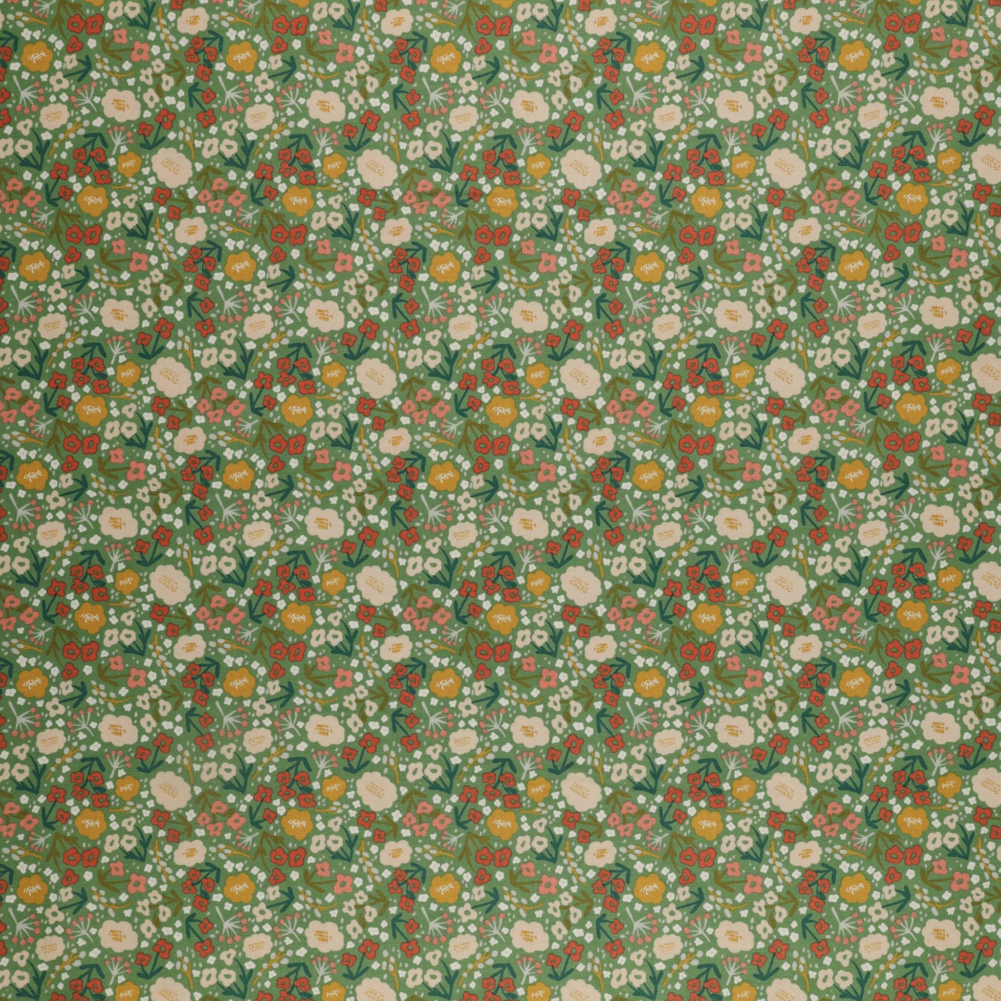 Ivy Reese Fabric Collection - Flower Green