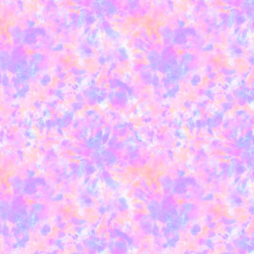 Japanese Style Tie Dye Fabric - Pink/Purple