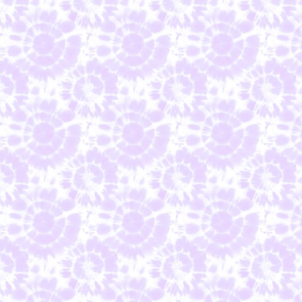 Japanese Style Tie Dye Fabric - Purple/White