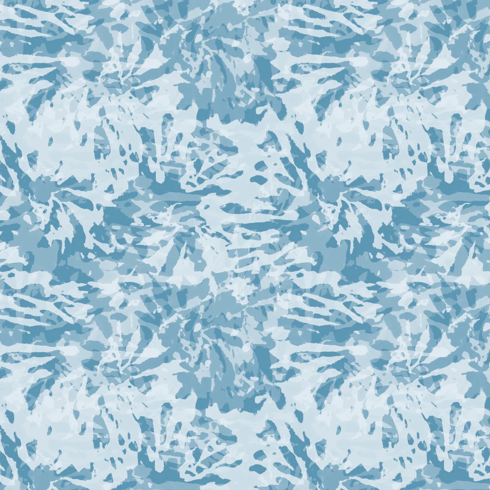 Japanese Style Tie Dye Fabric - Turquoise